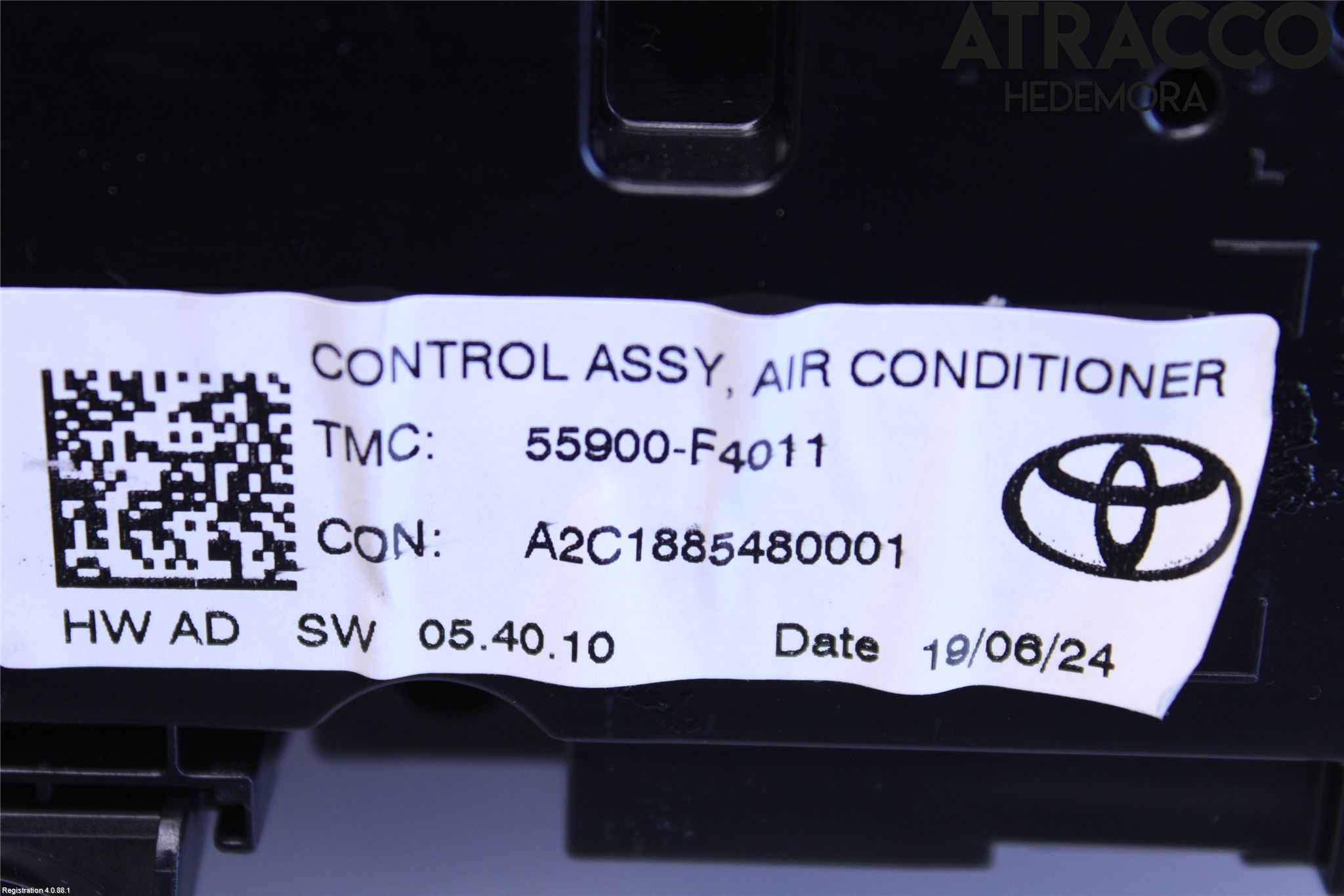 Toyota C-HR 16-23 Ac Styrenhet Ac Manöveren