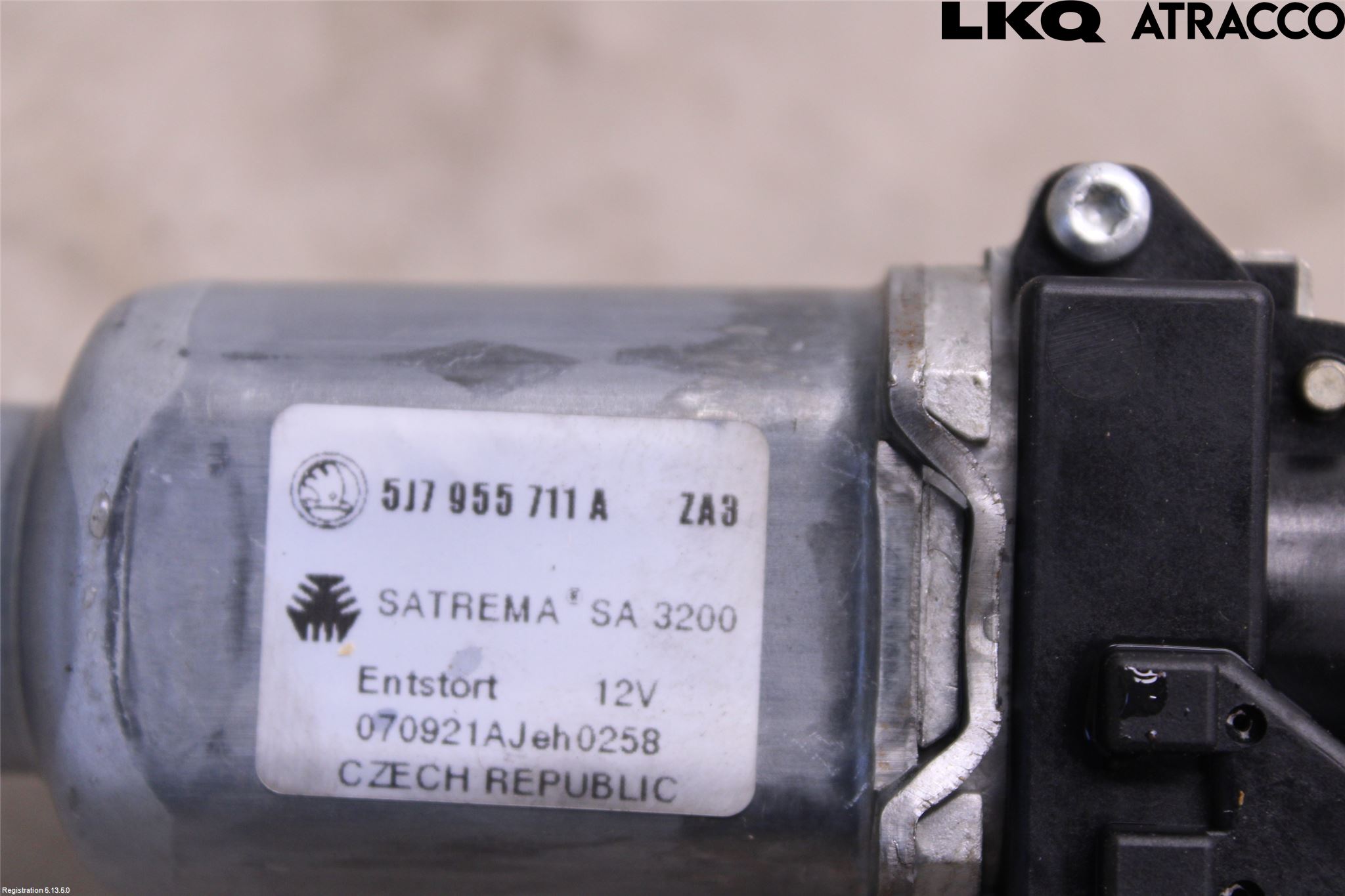 Skoda FABIA 07-14 Torkarmotor Baklucka