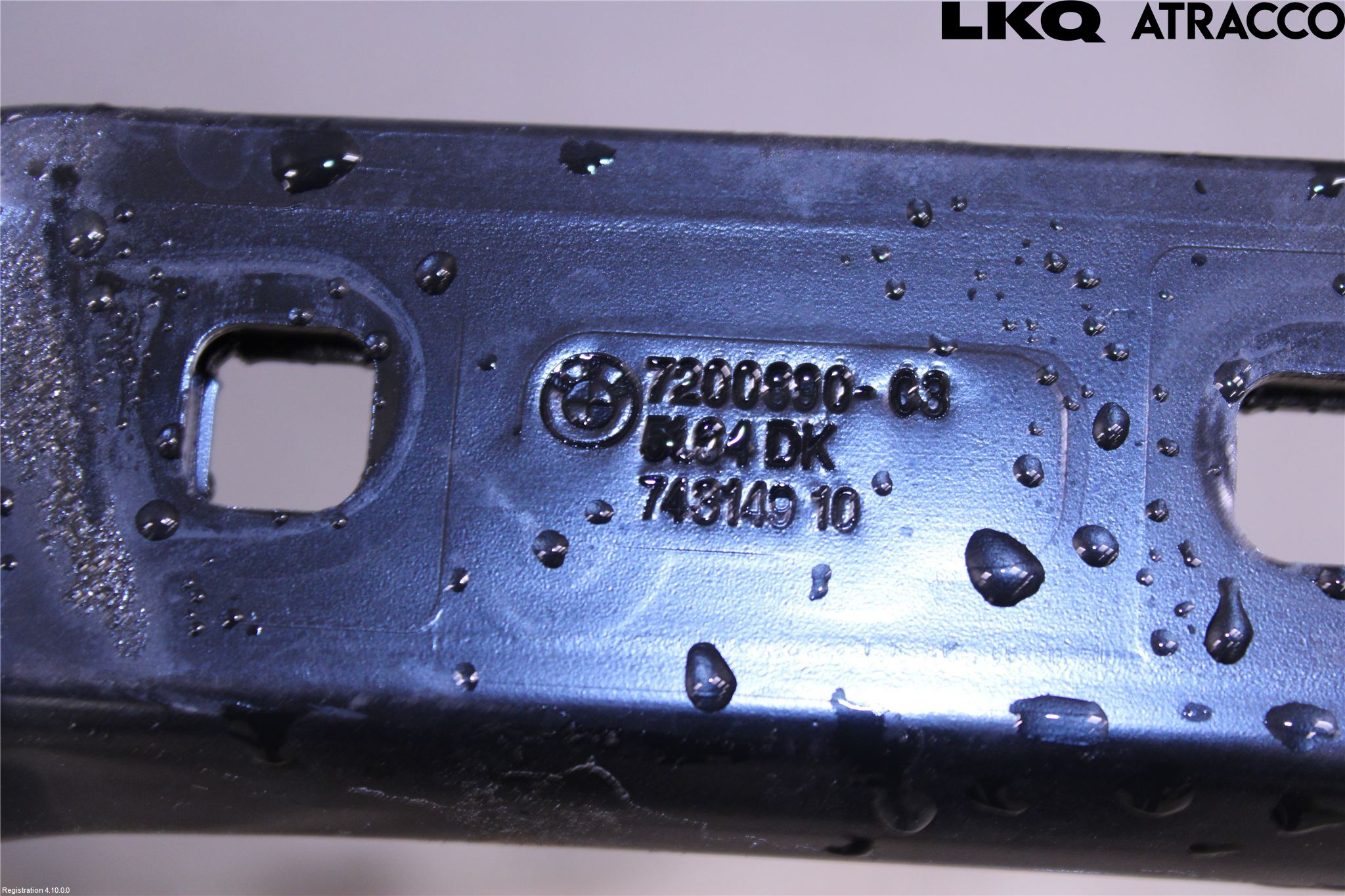 BMW 5 F10/F11/F18 09-17 Front Huvlåsplåt-Balk