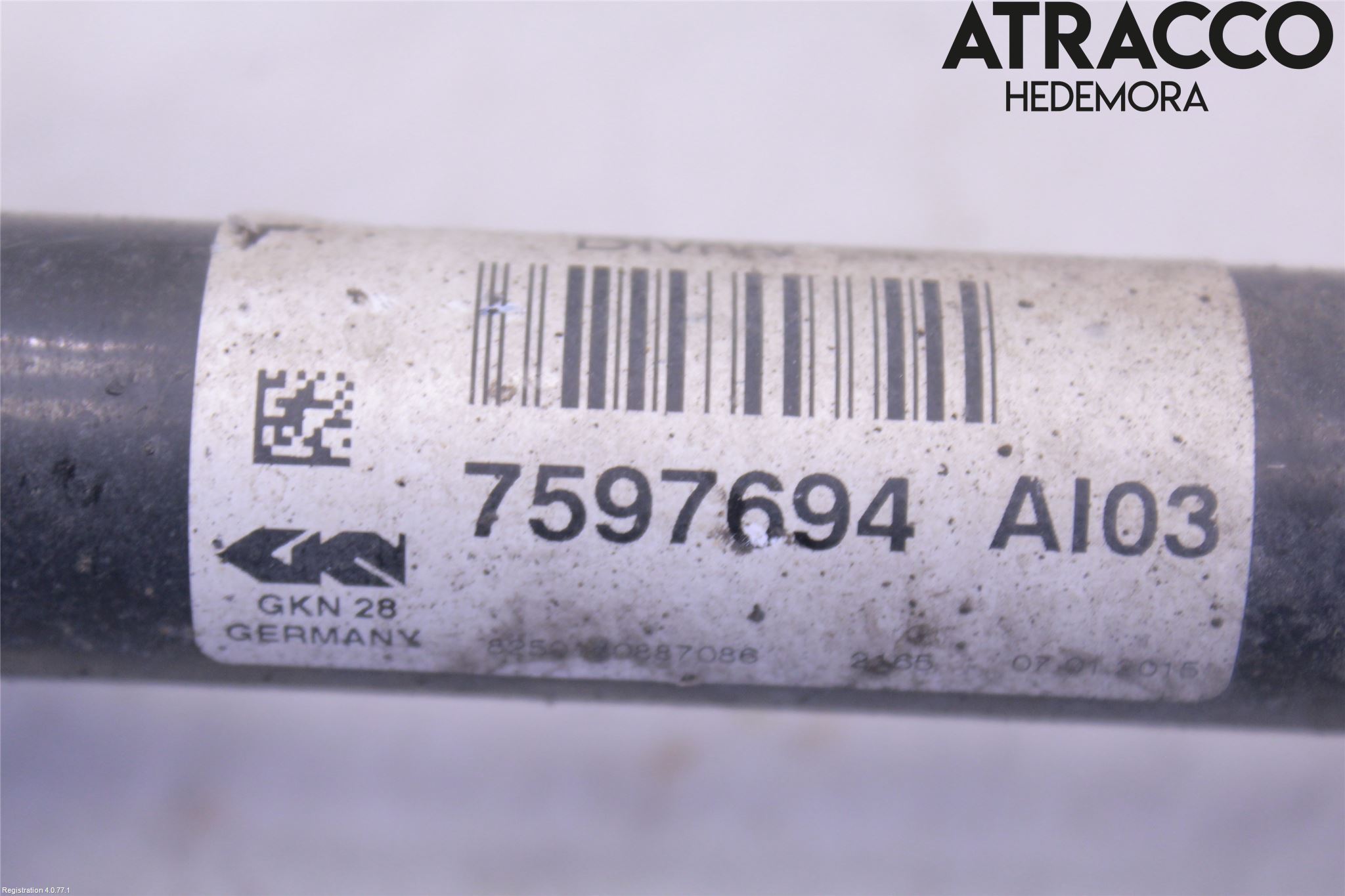 BMW 1 F20/F21 11-19 Drivaxel Fram Höger