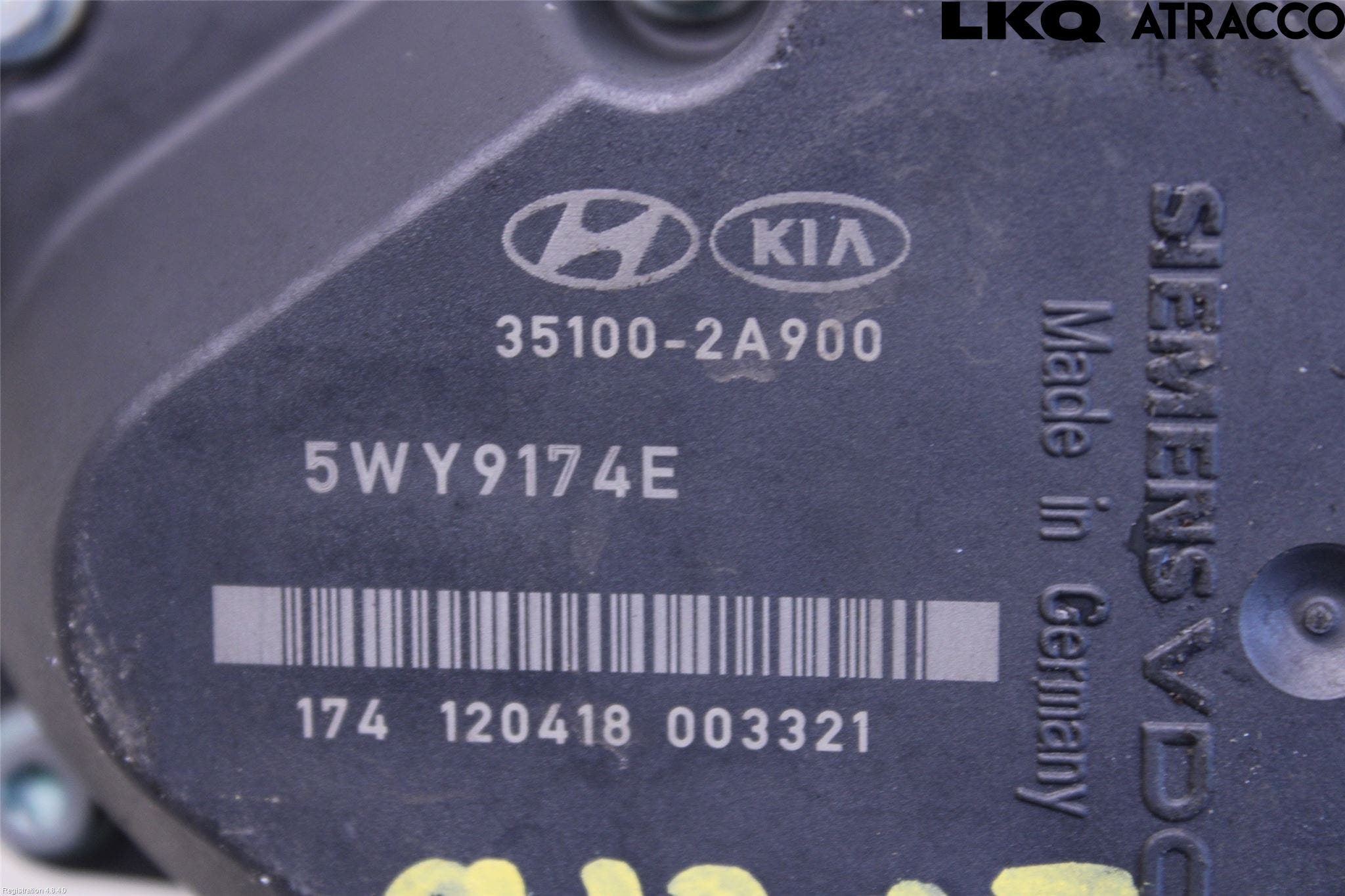 Hyundai i40 08-15 Injspjällhus