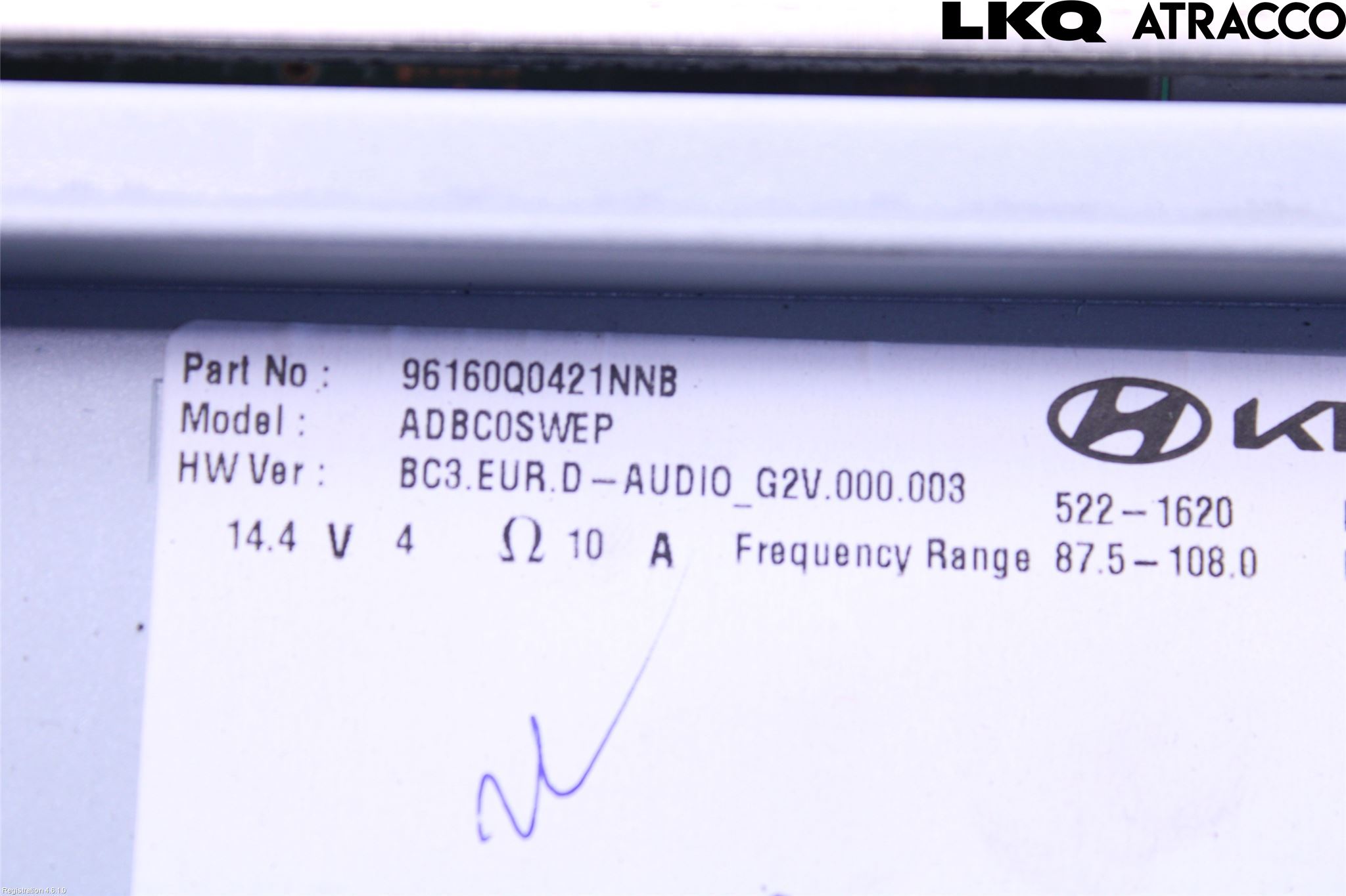 Hyundai BAYON BC3 21- Cd Radio - Multimediapanel