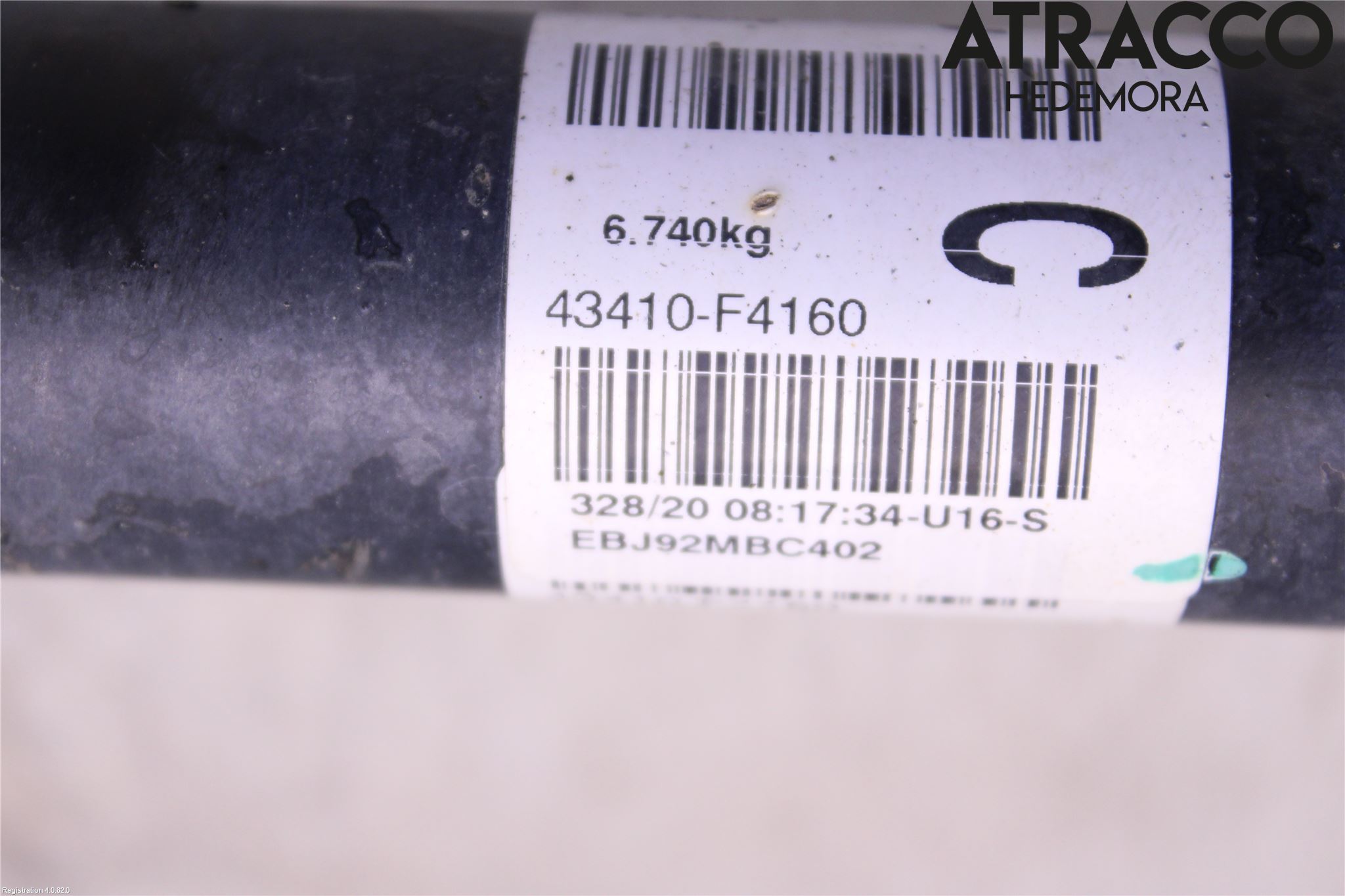 Toyota C-HR 16-23 Drivaxel Fram Höger