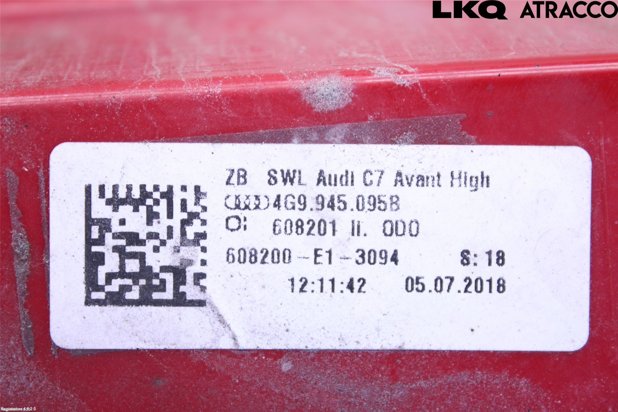 Audi A6 ALLROAD 12-18 Bakljus Vänster