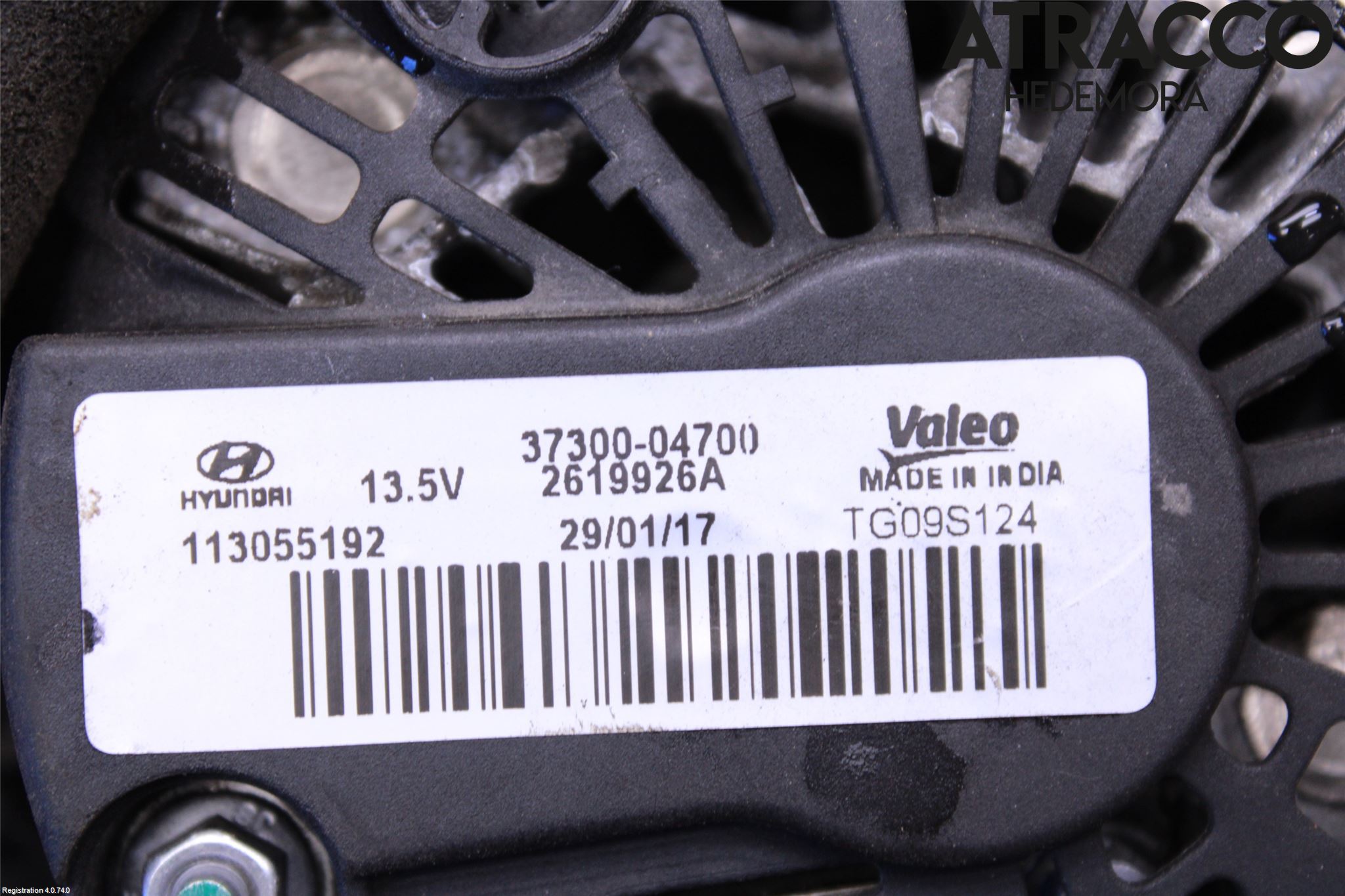 Hyundai i10 BA 14-16 Generator