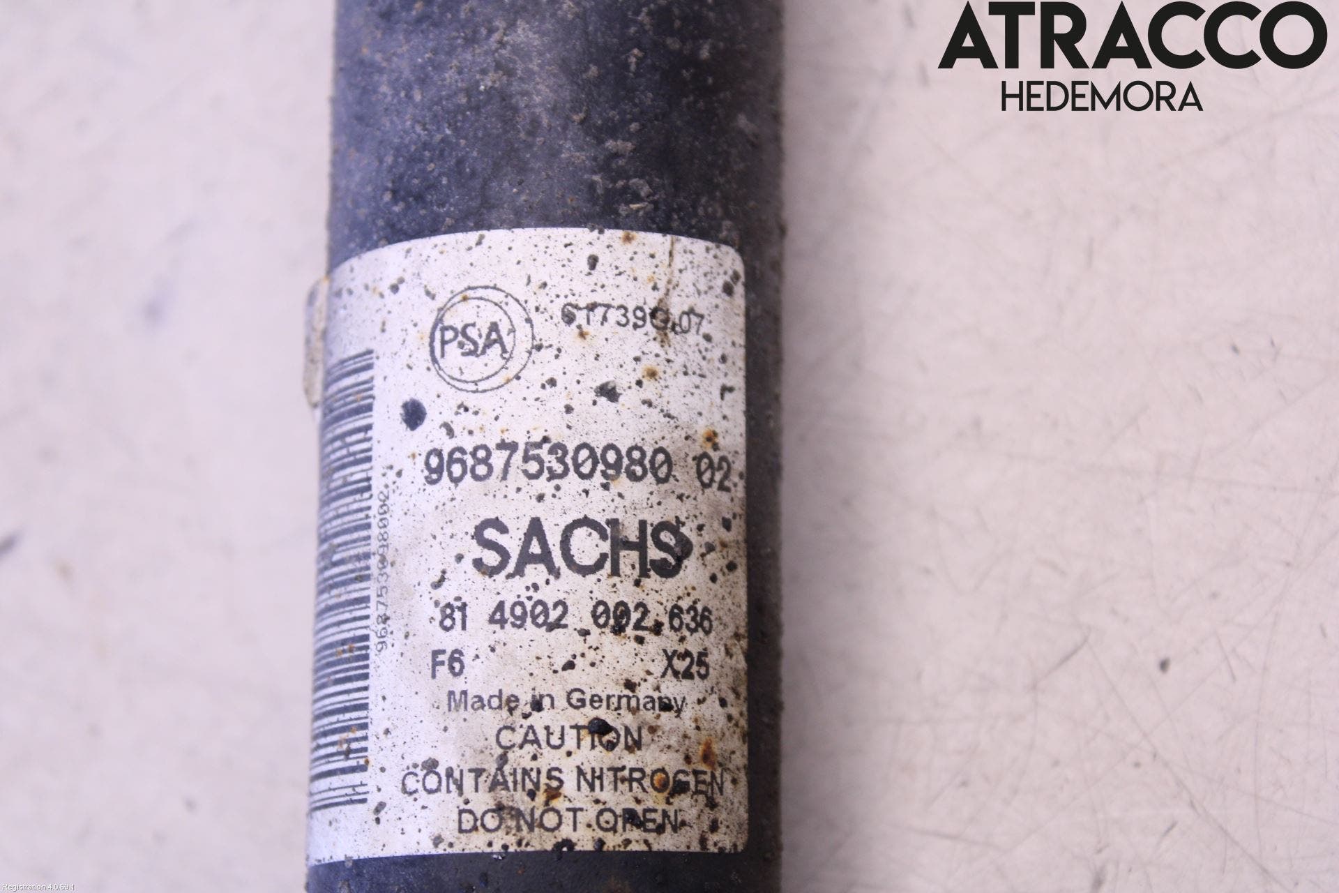 Peugeot PARTNER 16-18 Stötdämpare Bak