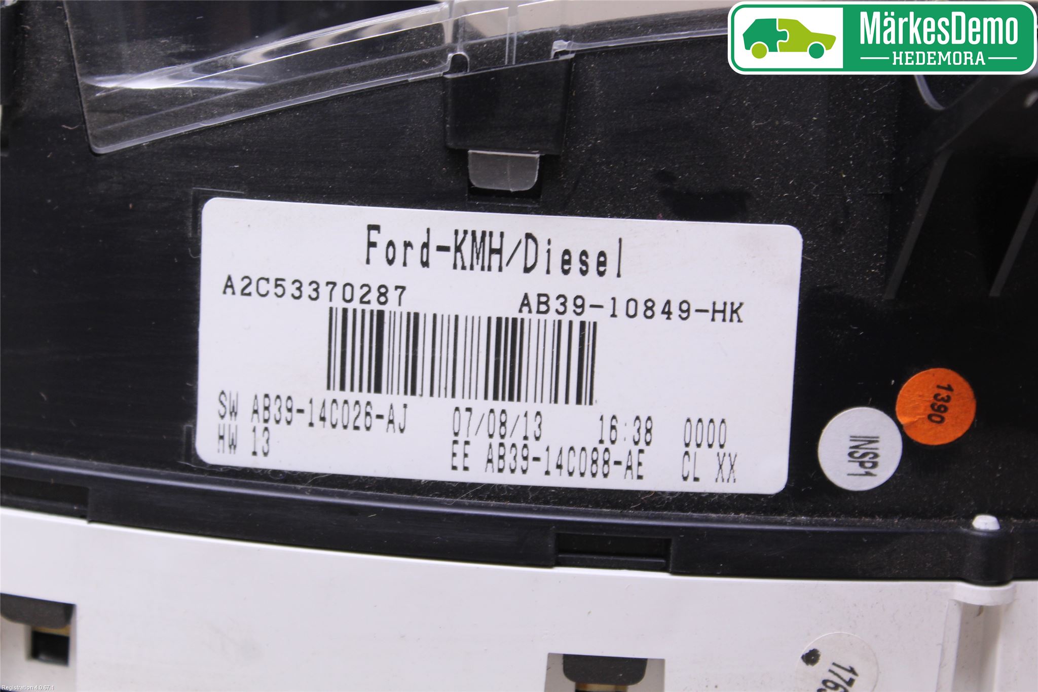 Ford RANGER EU 12-23 Instrument Komb