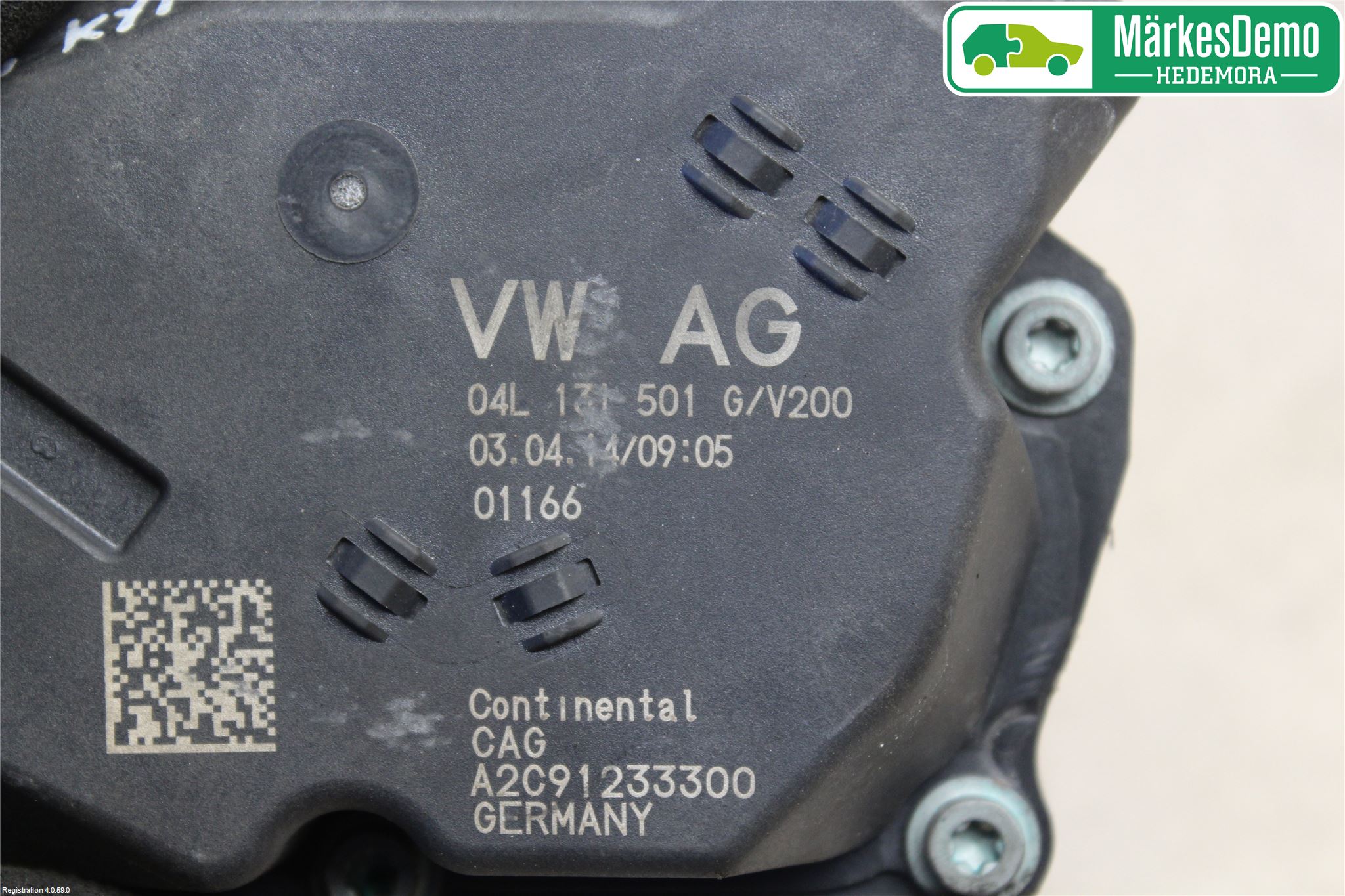 Volkswagen VW PASSAT 15-19 Avgasspjäll