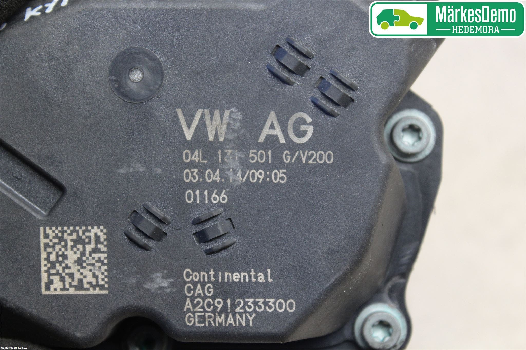 Volkswagen VW PASSAT 15-19 Avgasspjäll