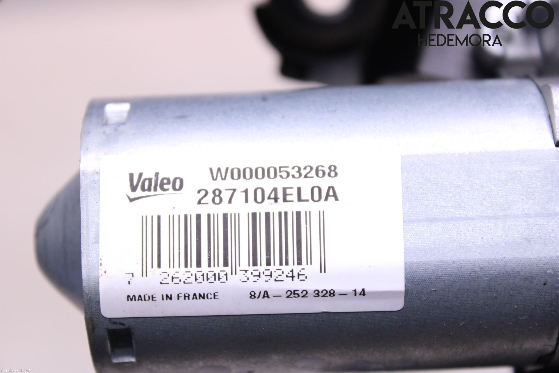 Nissan QASHQAI 14-17 Torkarmotor Baklucka