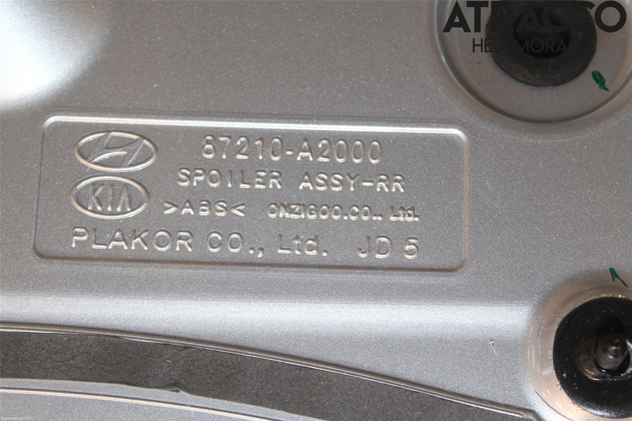 Kia CEED 12-18 Spoiler Baklucka