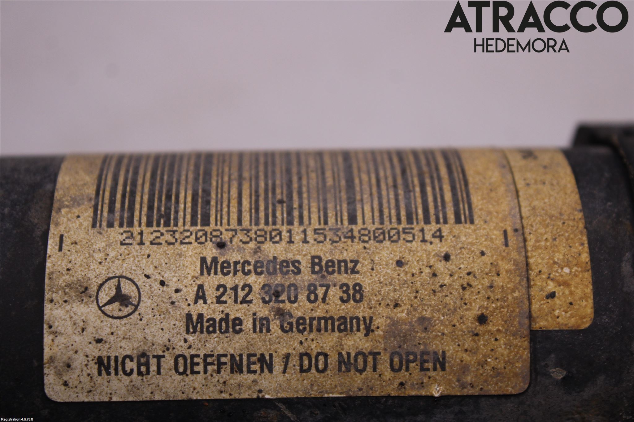 Mercedes-Benz MB E-KLASS (W212) 09-16 Fjäderben Fram Vänster