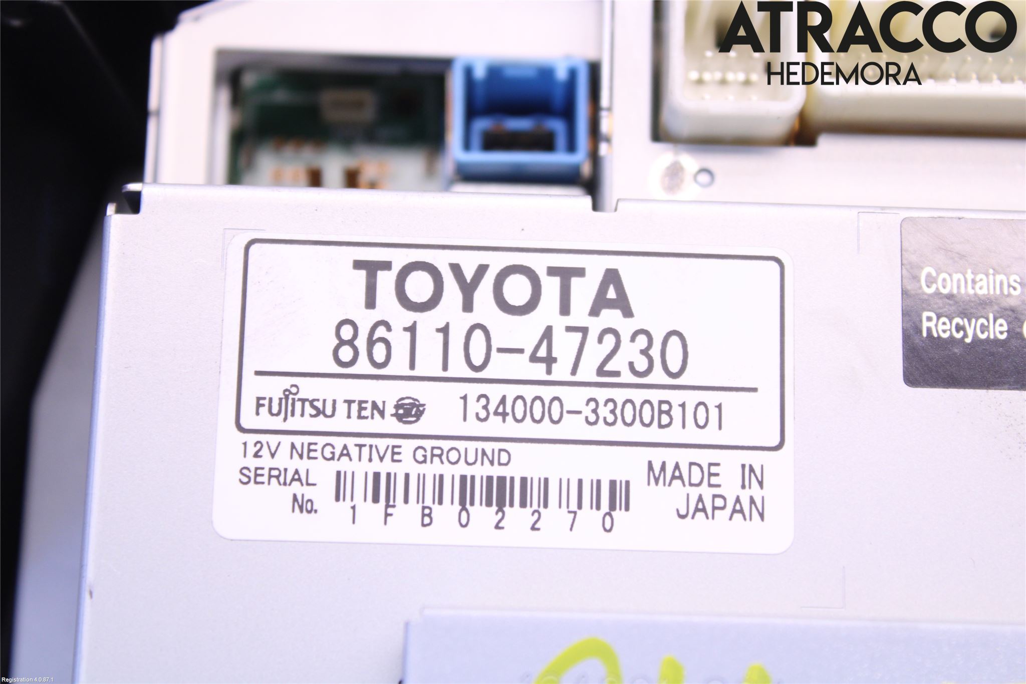 Toyota PRIUS NWH20 04-08 Multifunktionsdisplay