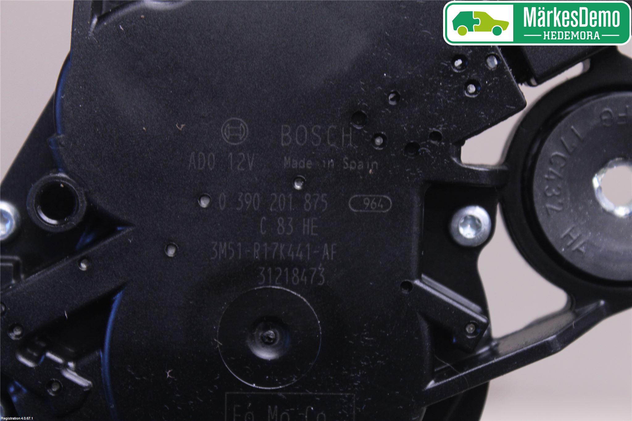 Ford S-MAX 06-15 Torkarmotor Baklucka