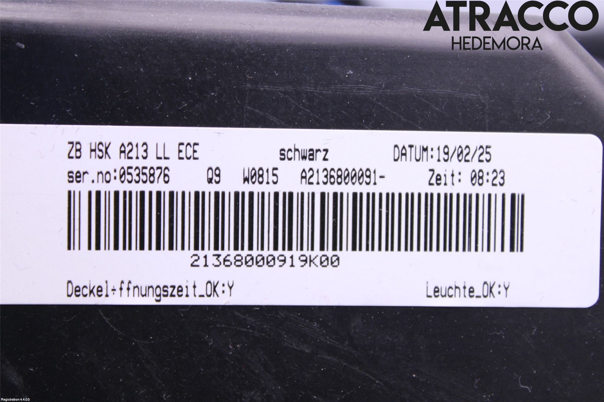 Mercedes-Benz MB E-KLASS (W213) 16-23 Handskfack