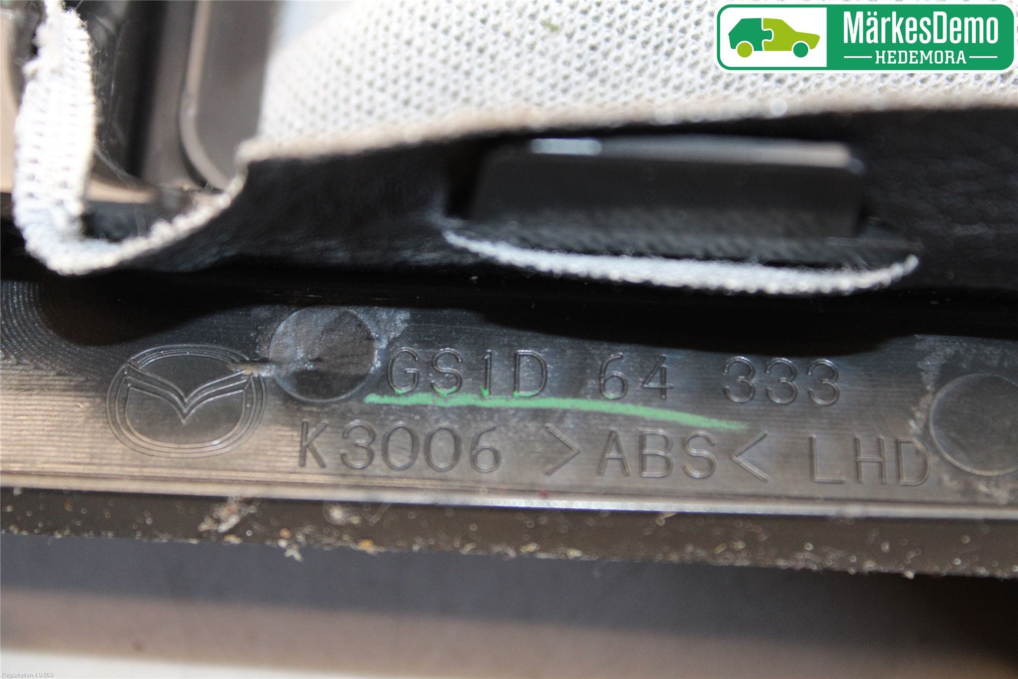 Mazda 6 08-13 Växelspaksdamask