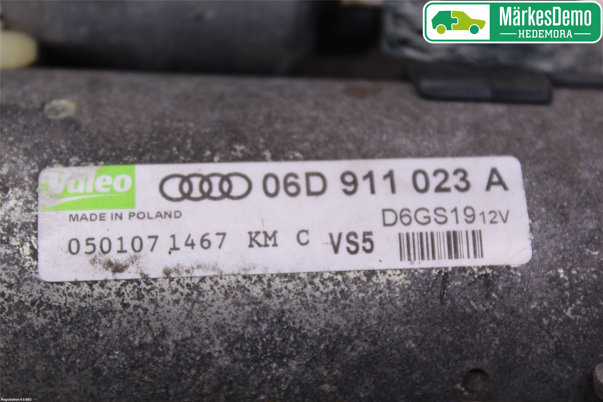 Audi A6/S6     05-11 Startmotor