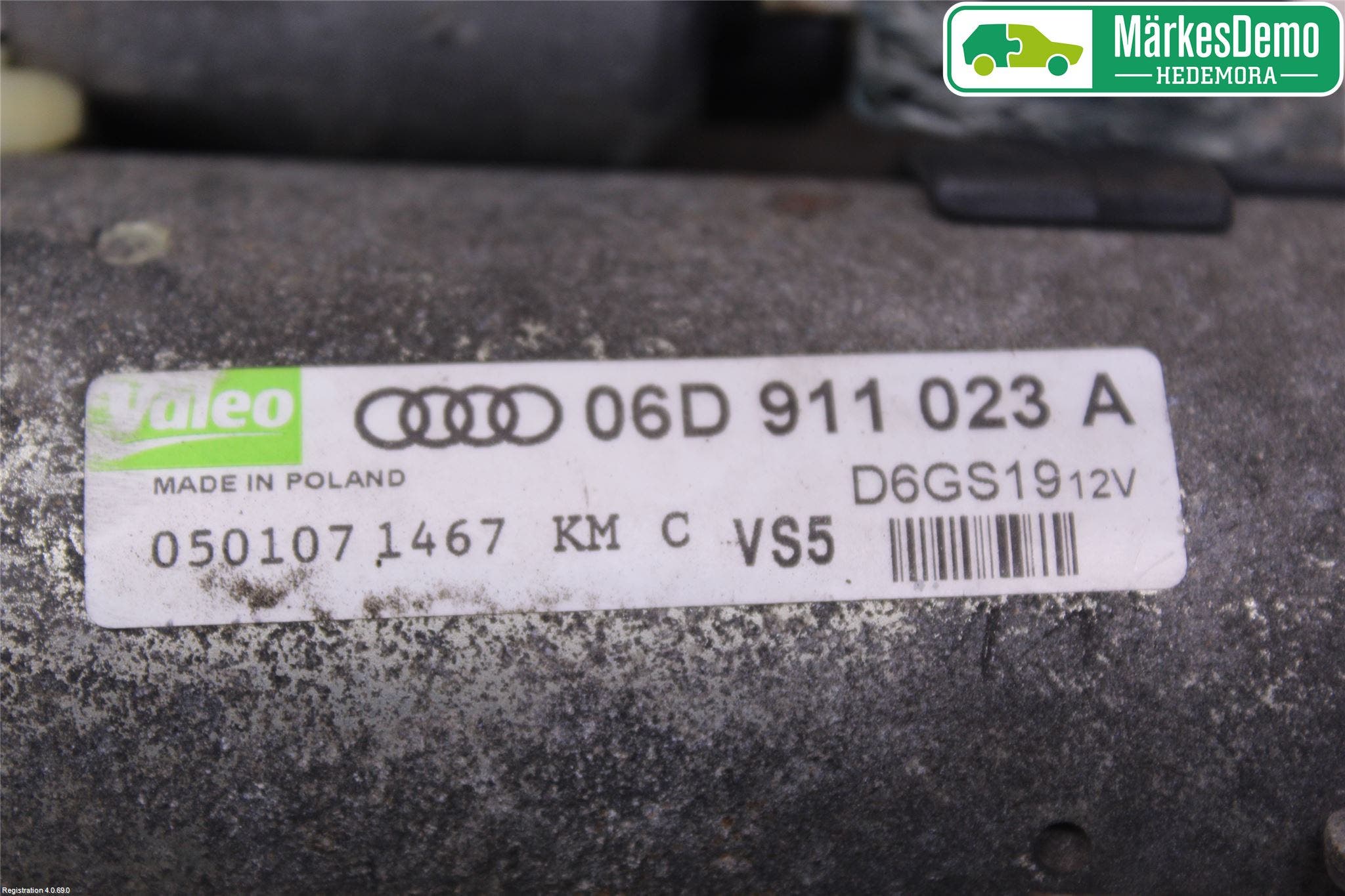 Audi A6/S6 05-11 Startmotor