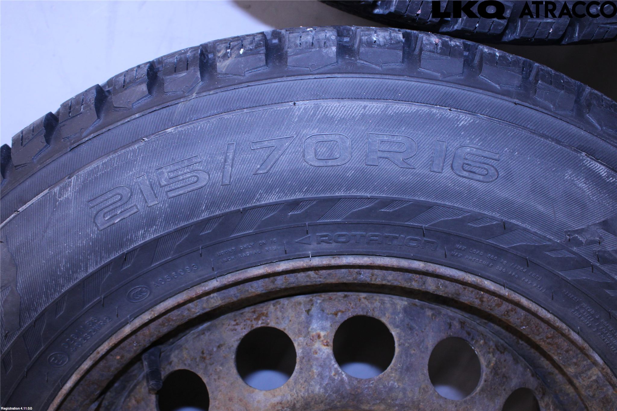 Toyota RAV 4 06-12 Vinterdäck Plåtfälg 4St