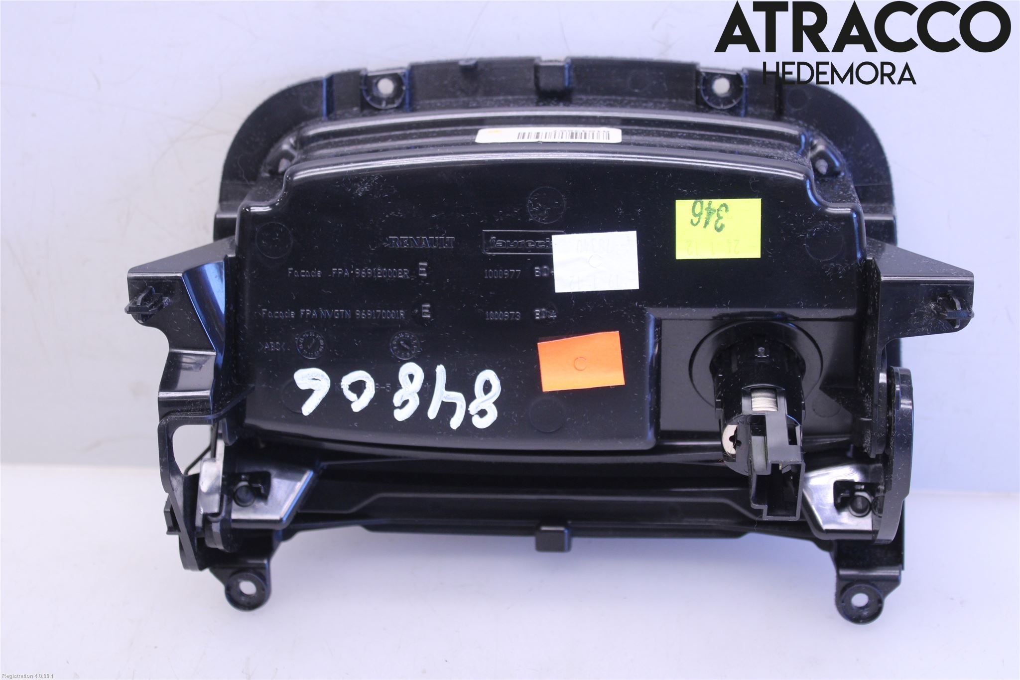 Renault MEGANE III 09-15 Verktygsfack-Förvaring