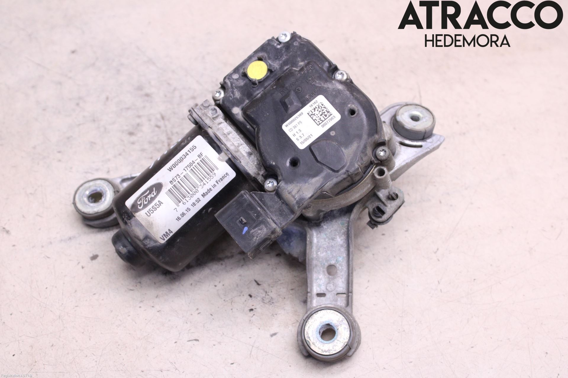 Ford MONDEO 15-22 Torkarmotor Vindruta