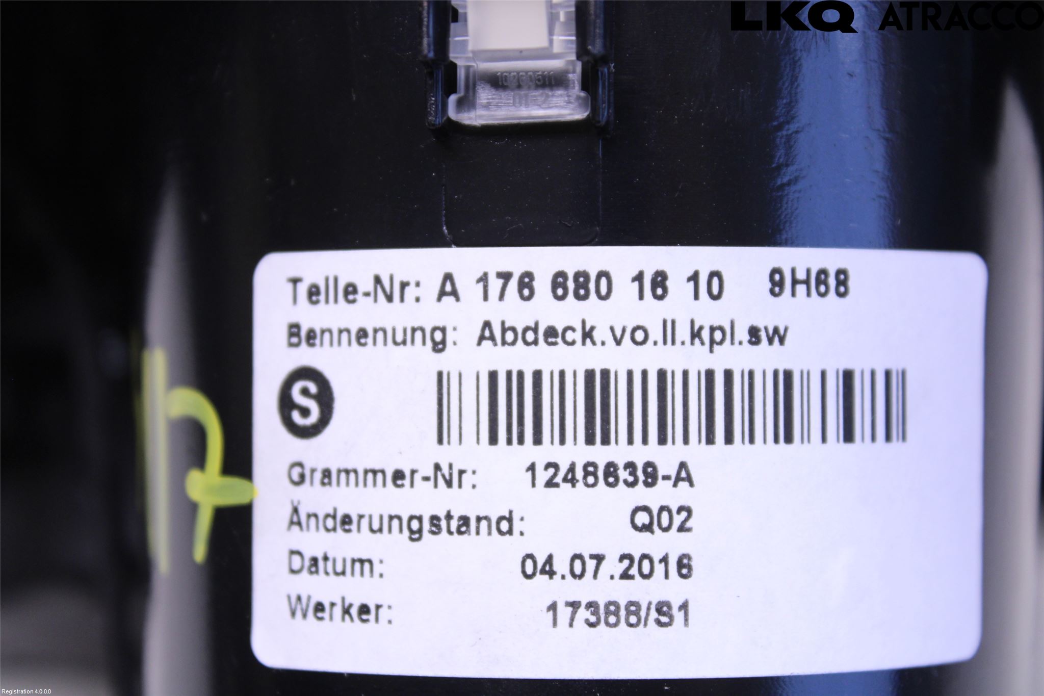 Mercedes-Benz MB CLA-KLASS (C117/X117) 13-19 Mugghållare