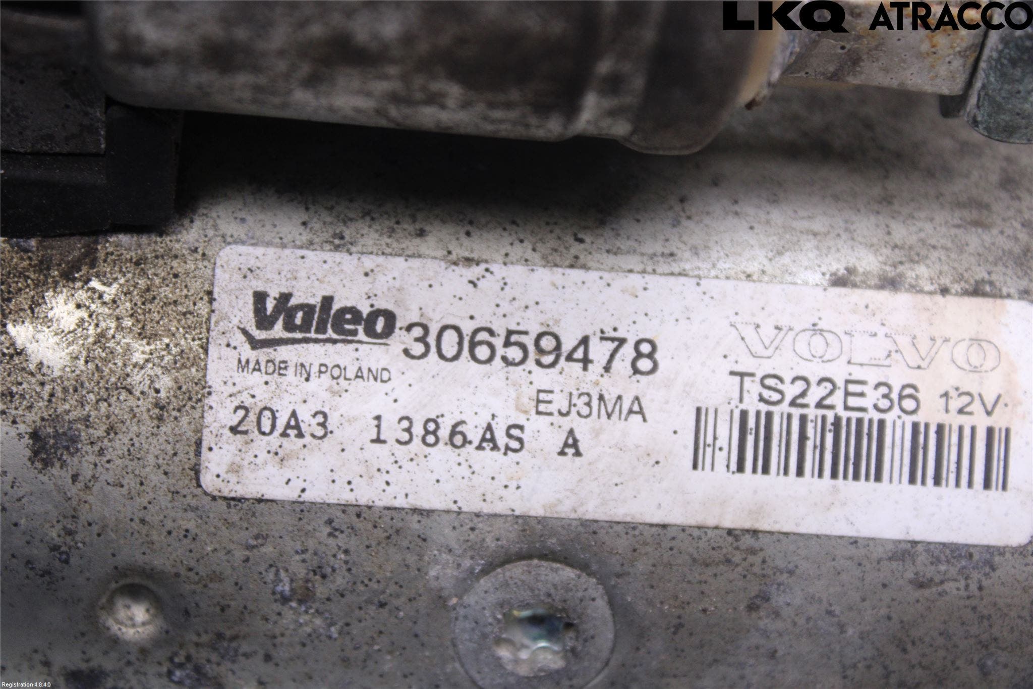 Volvo V40 12-19 Startmotor Diesel