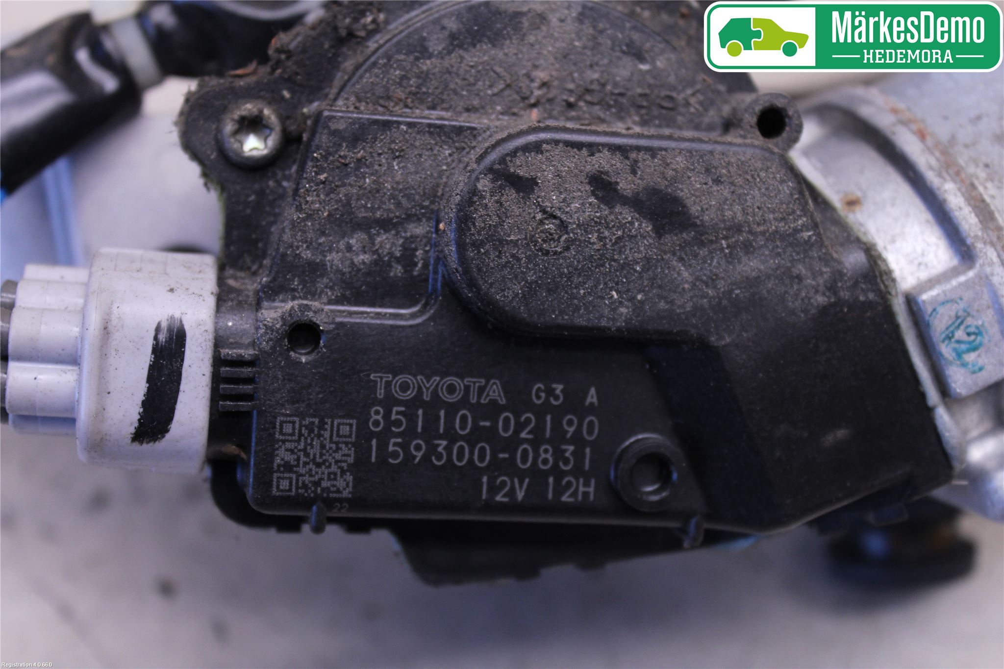 Toyota AURIS 07-09 Torkarmekanism Vindruta