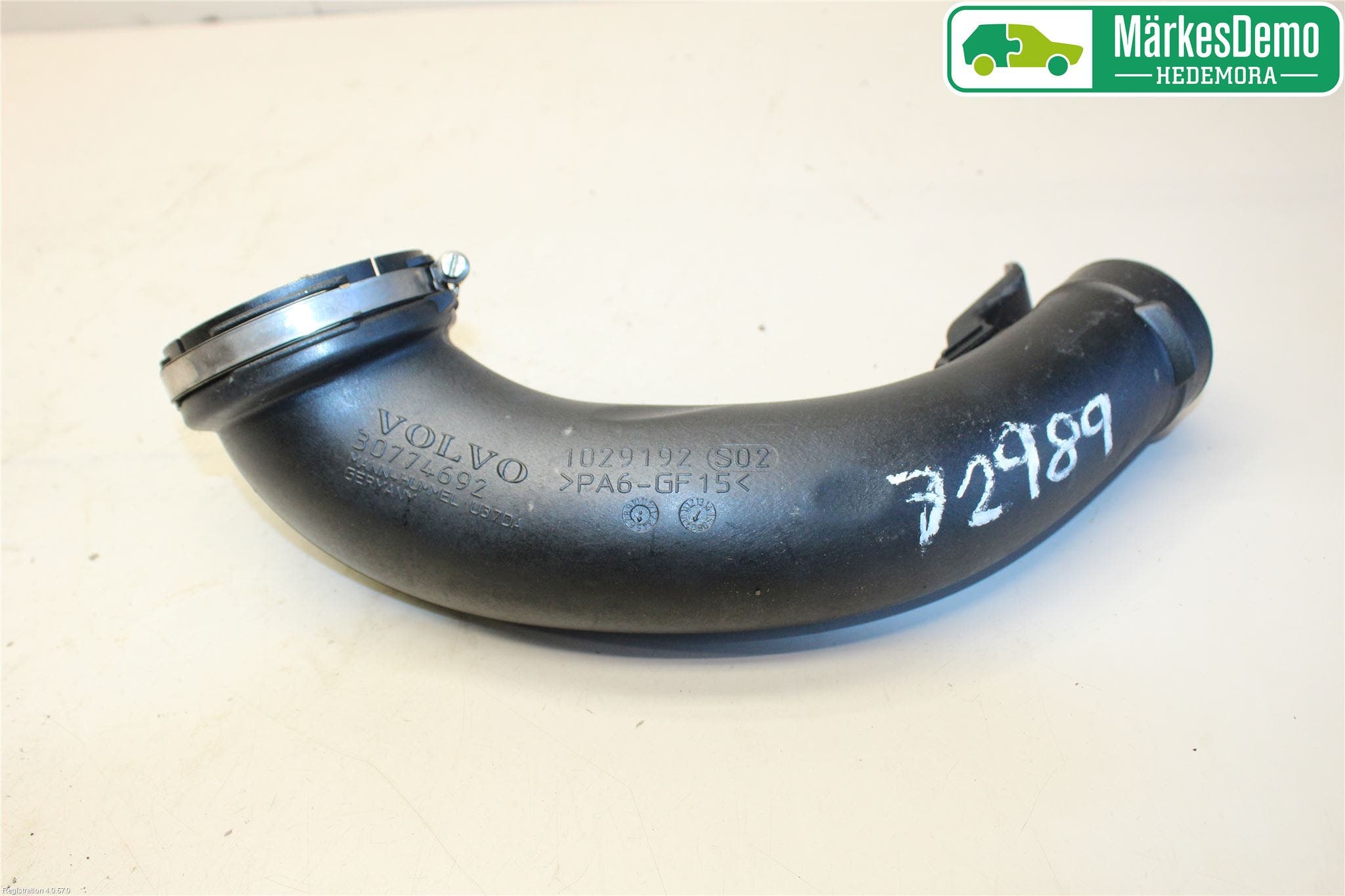 Volvo S80 07-13 Laddluft-Intercoolerrör