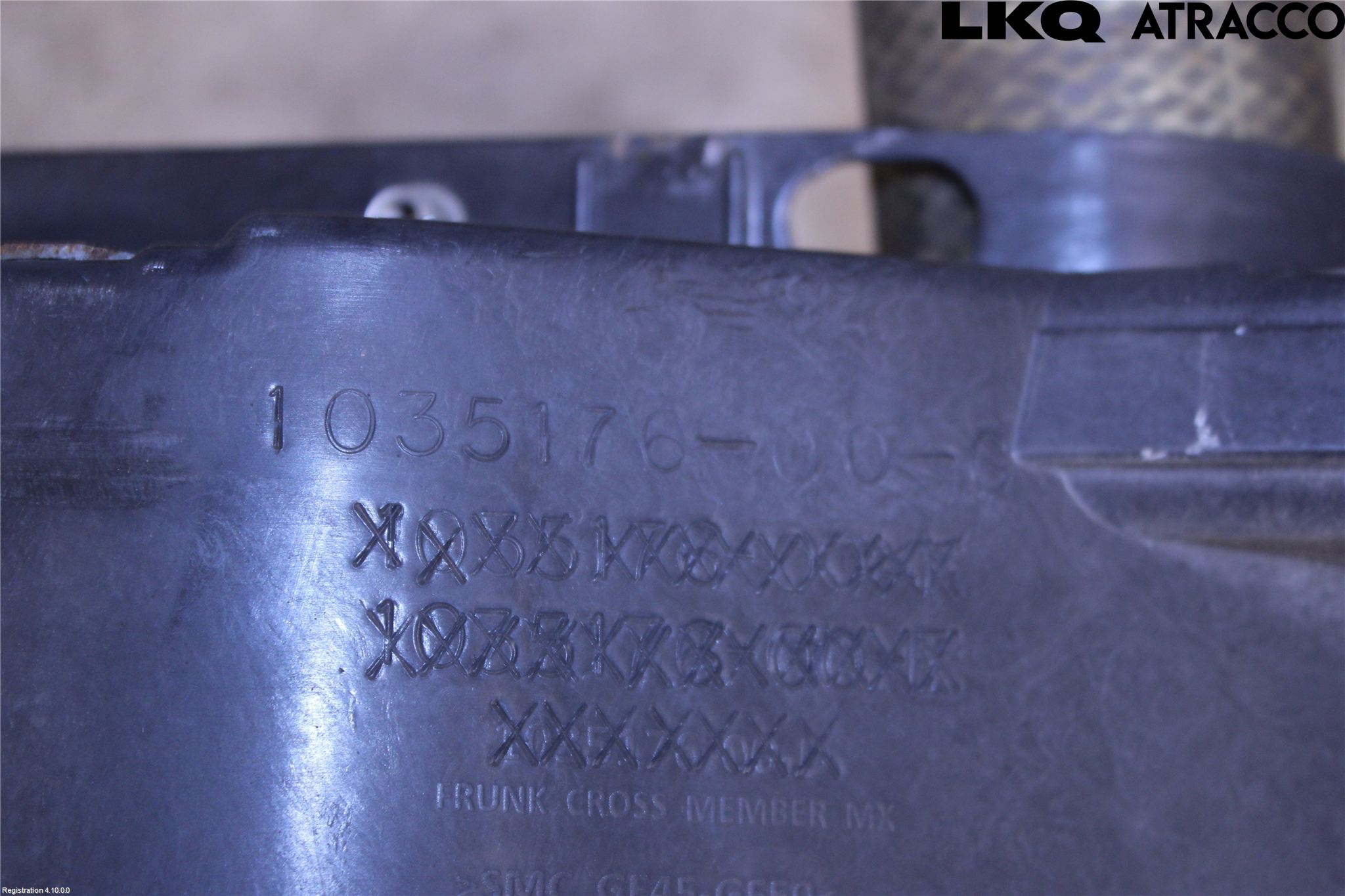 Tesla MODEL X 16- Front Huvlåsplåt-Balk