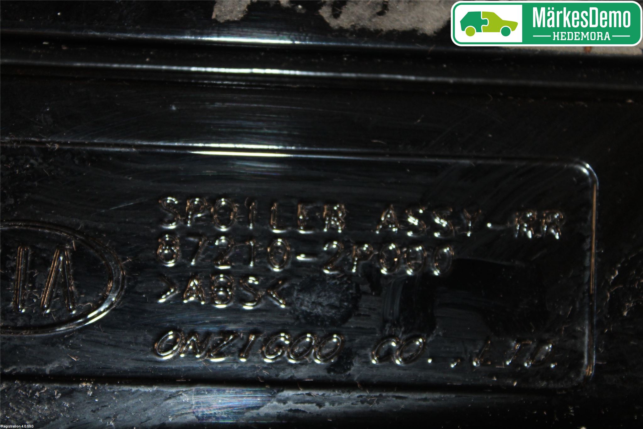 Kia SORENTO 10-14 Spoiler Baklucka