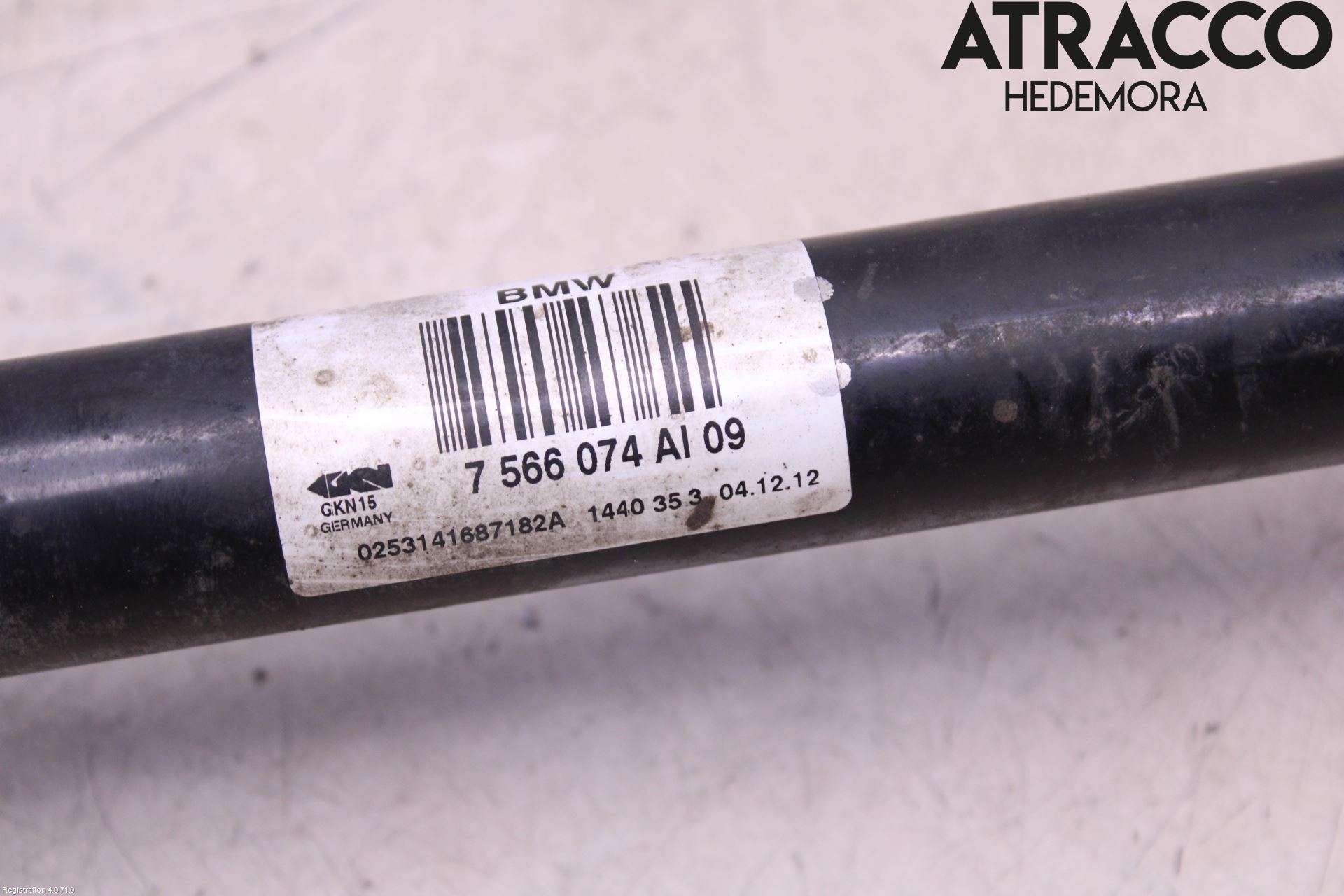 BMW 6 F12/F13 10-18 Drivaxel Bak Höger