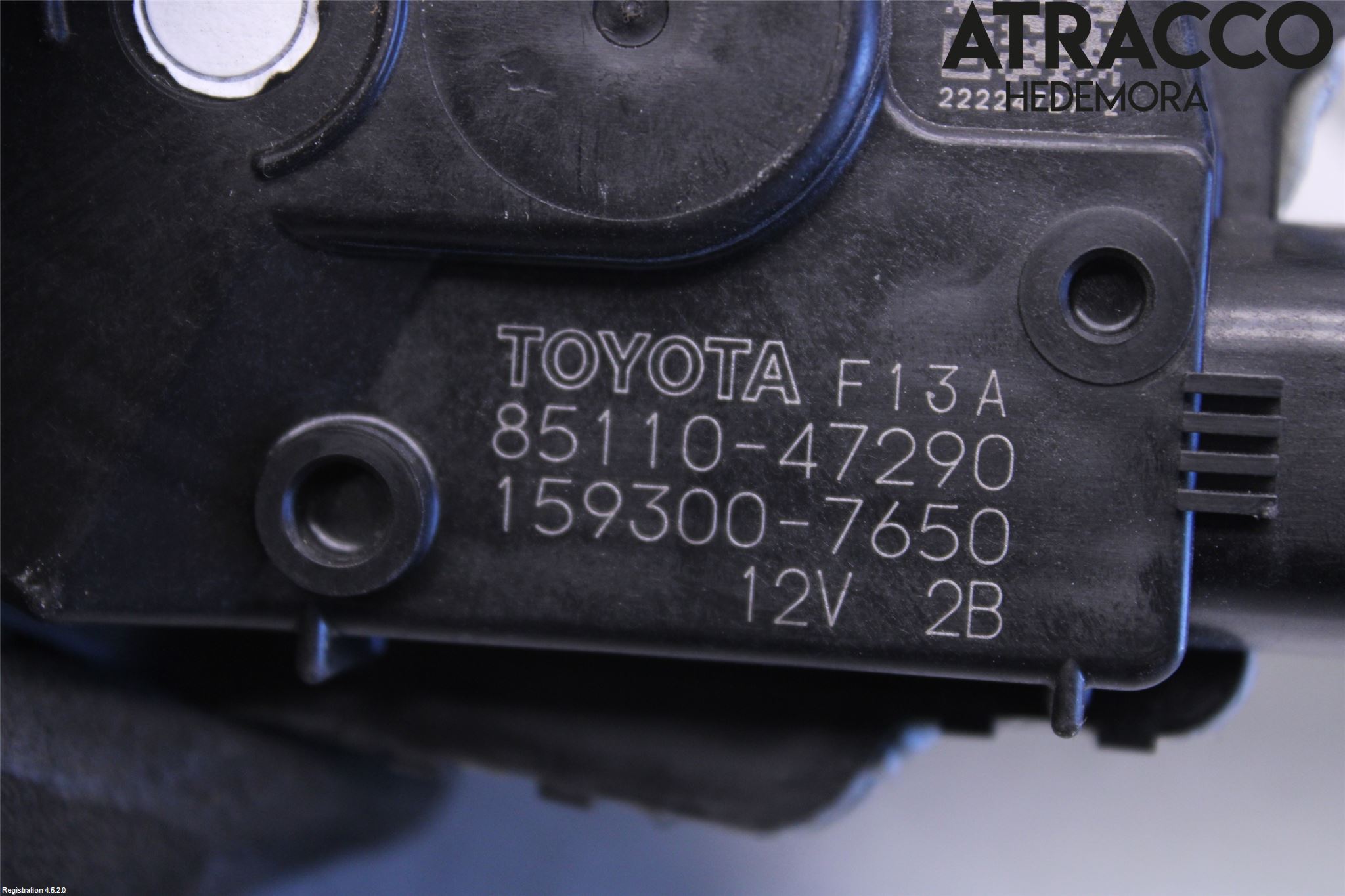 Toyota PRIUS (ZVW50) 16-21 Torkarmotor Vindruta