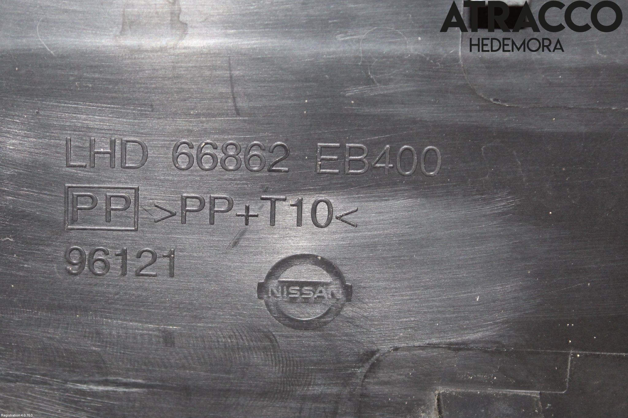 Nissan NAVARA 05-16 Torpedplåt-Torpedplast