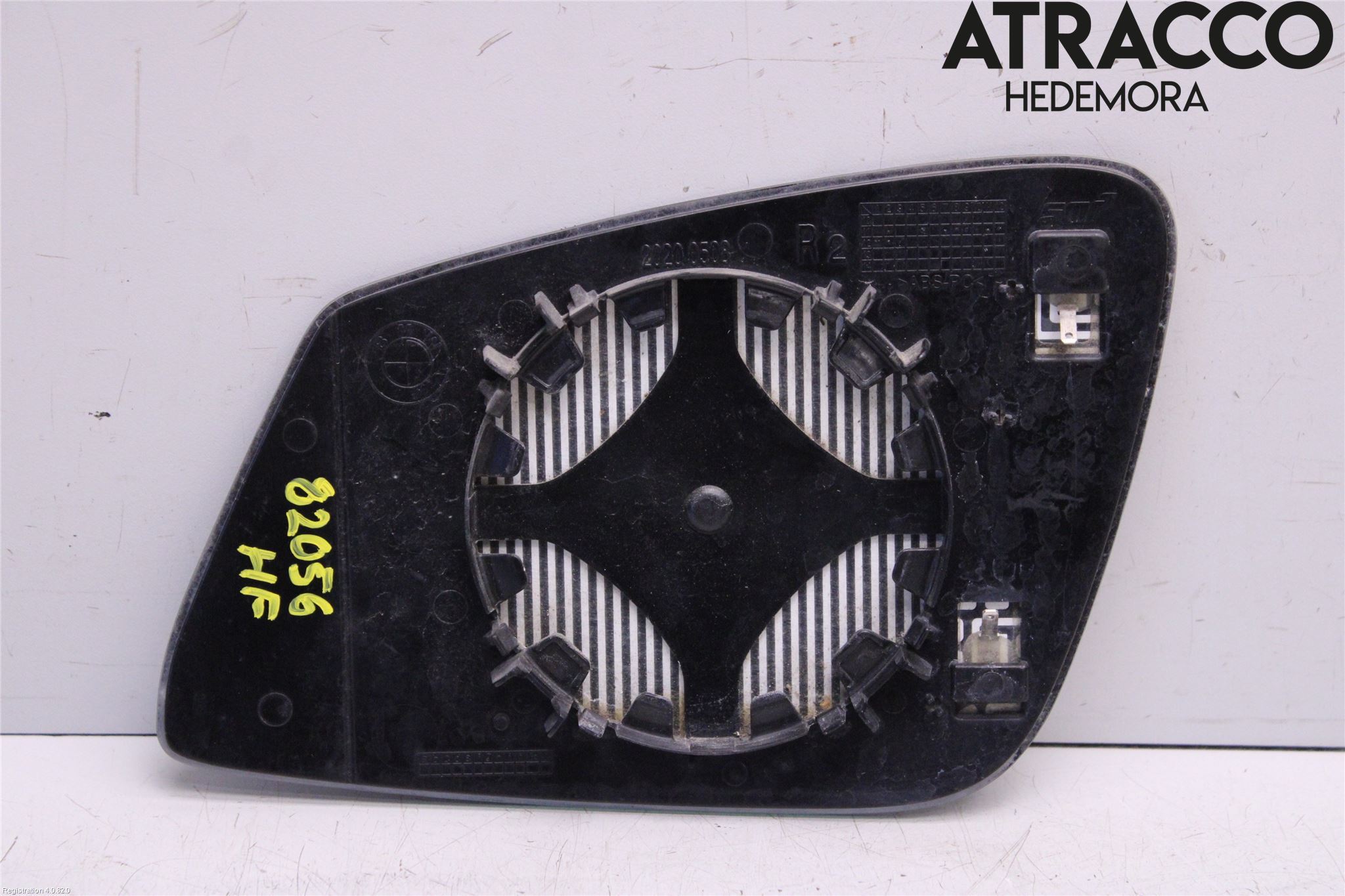 BMW 1 F20/F21 11-19 Spegelglas Hö