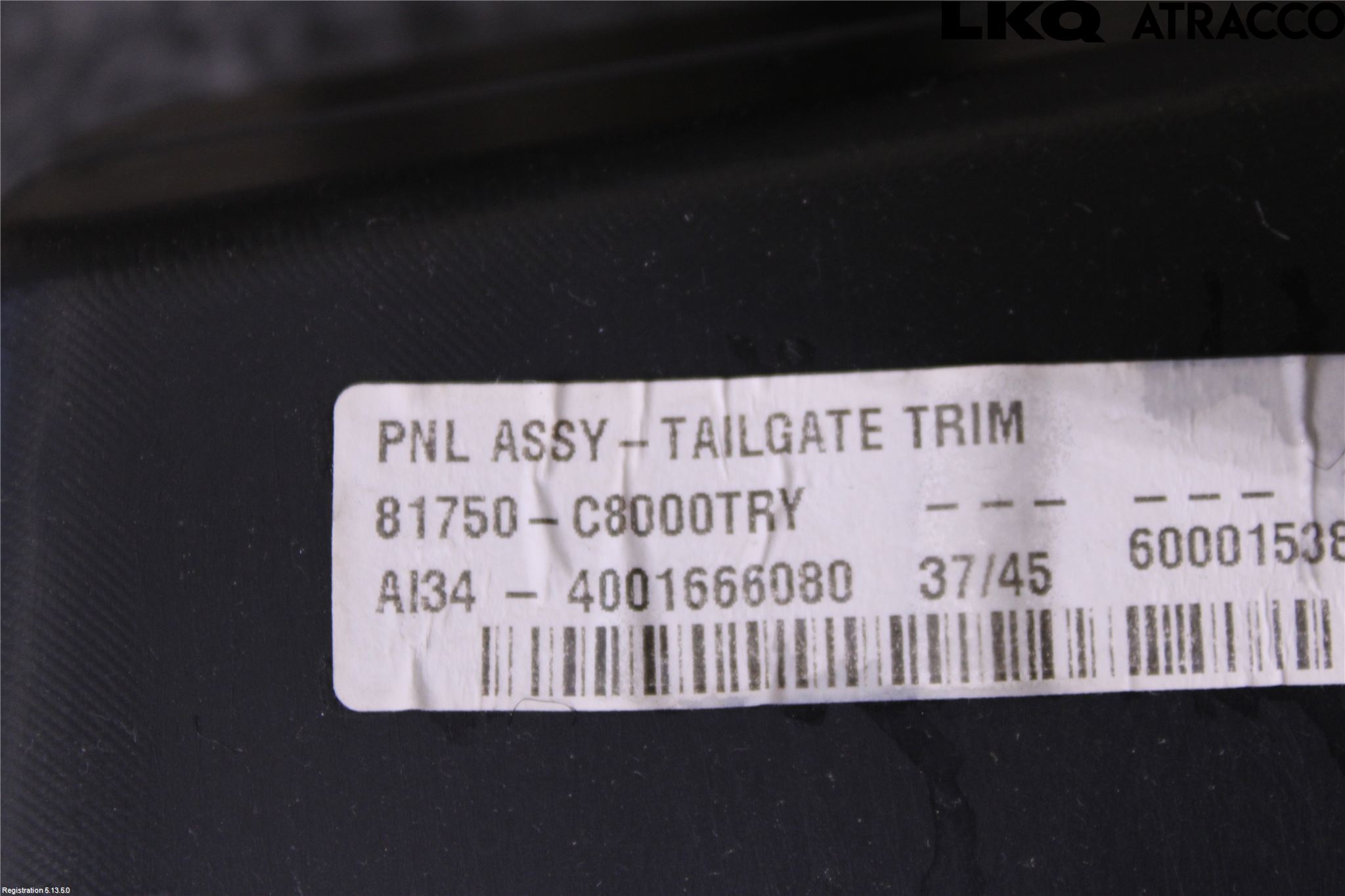 Hyundai i20 GB 15-20 Inredning Bakluckeklädsel