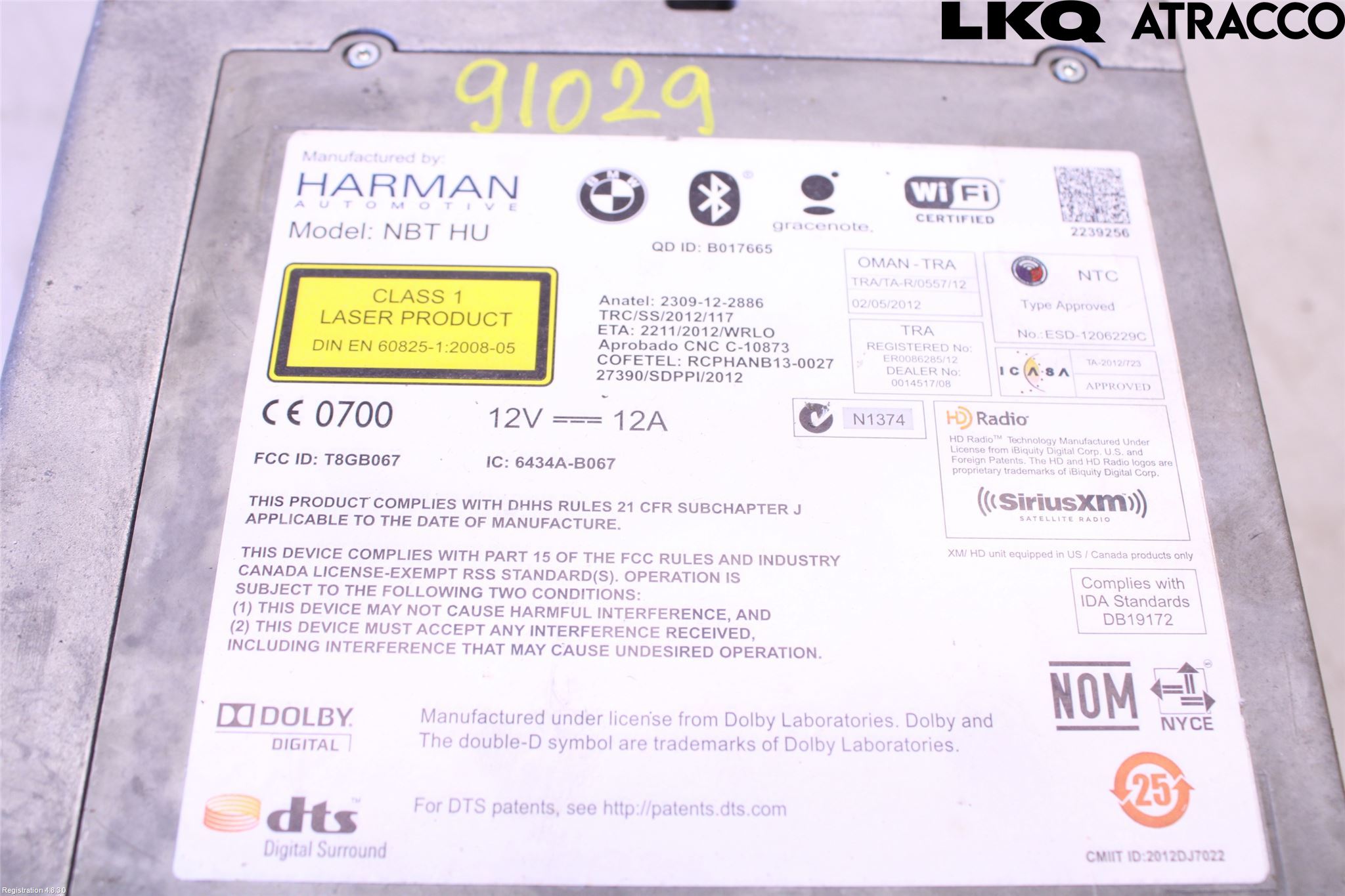 BMW X5 F15 13-18 Cd Radio - Multimediapanel