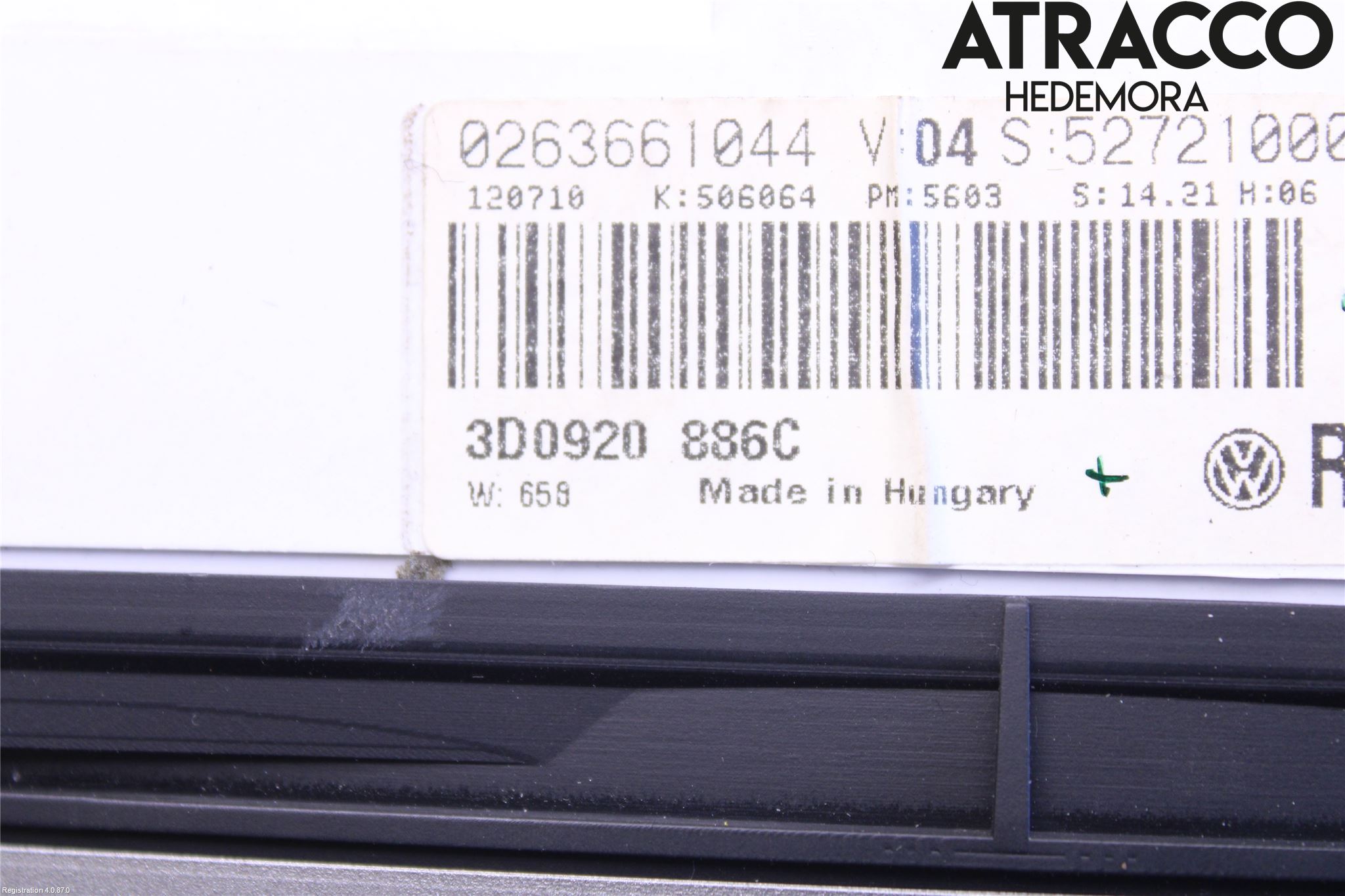 Volkswagen VW PHAETON Instrument Komb