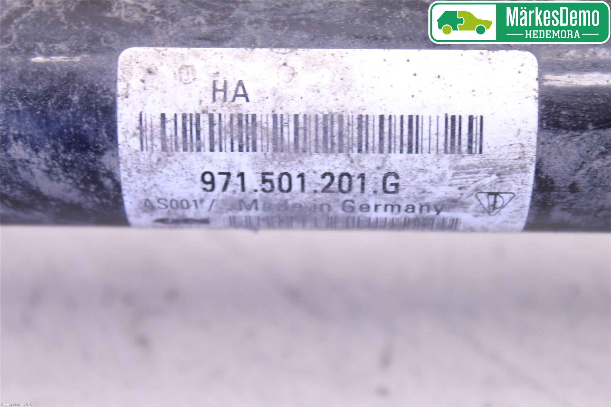 Porsche PANAMERA 09- Drivaxel Bak Vänster