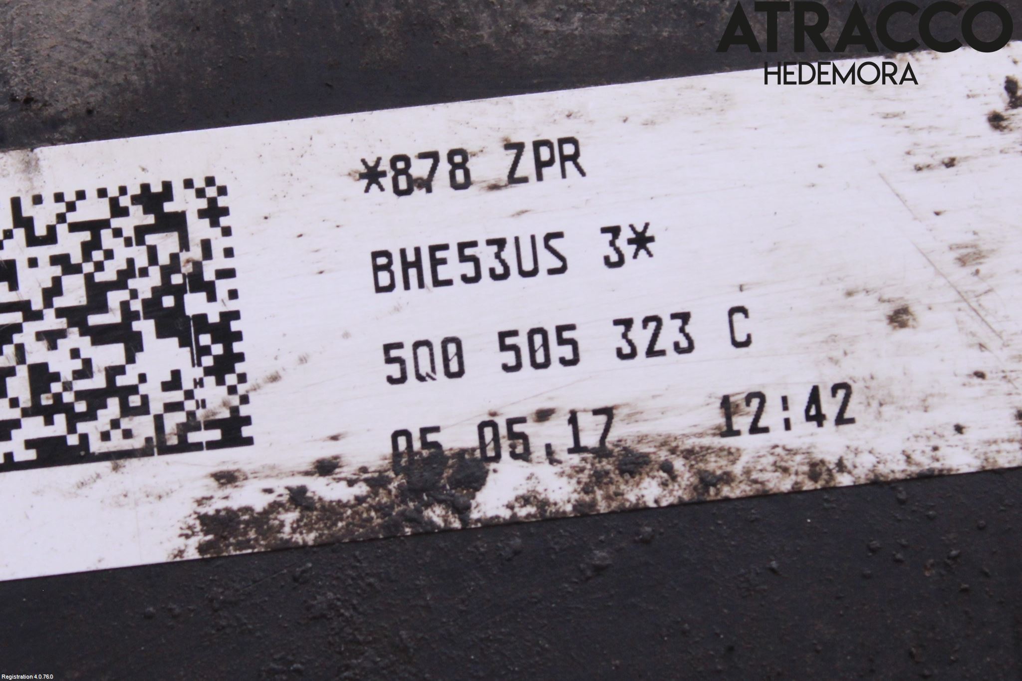 Audi Q3 8U 12-18 Bärarm Bak Övre Vänster