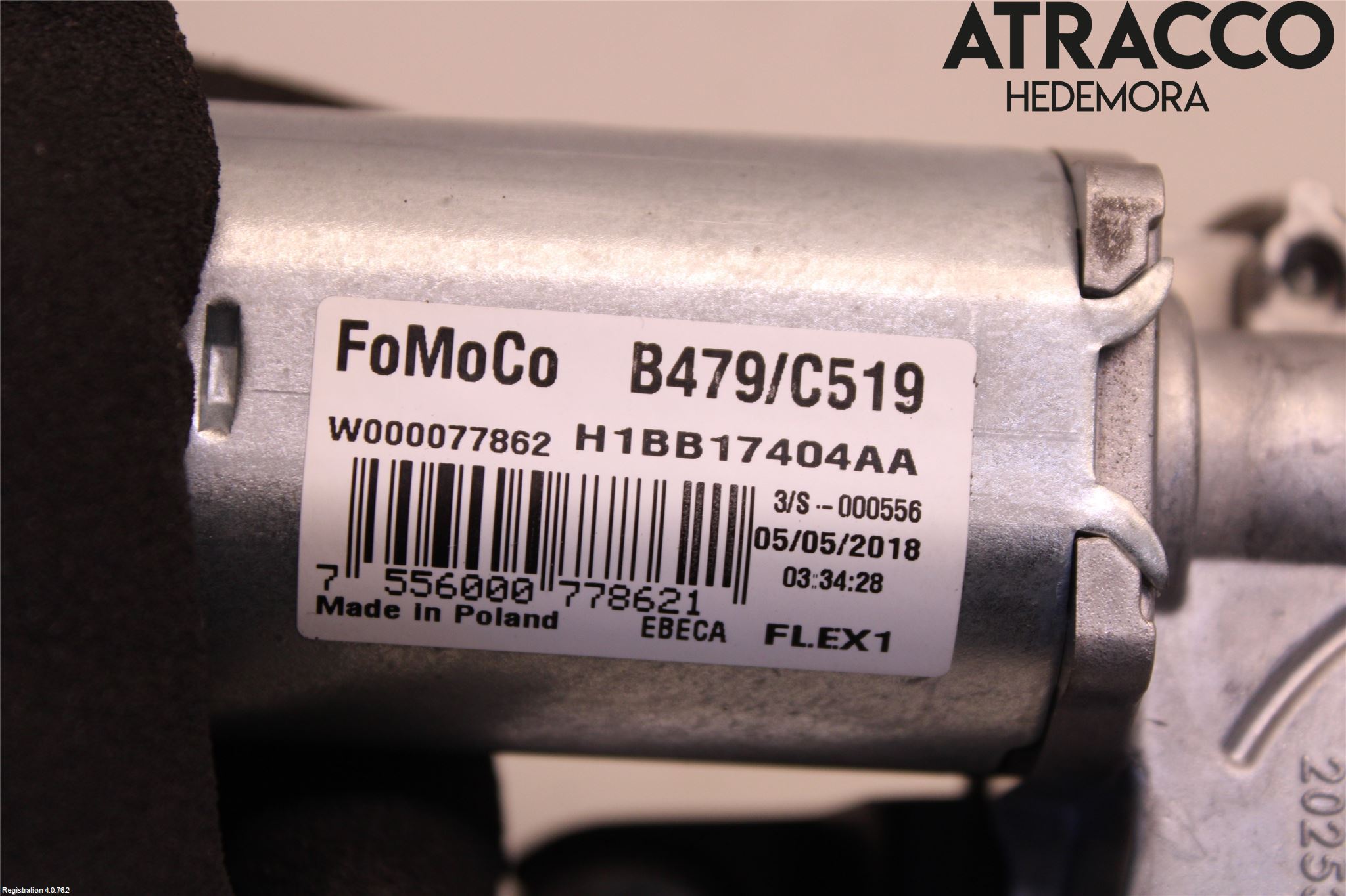 Ford FIESTA (VII) 18-23 Torkarmotor Baklucka