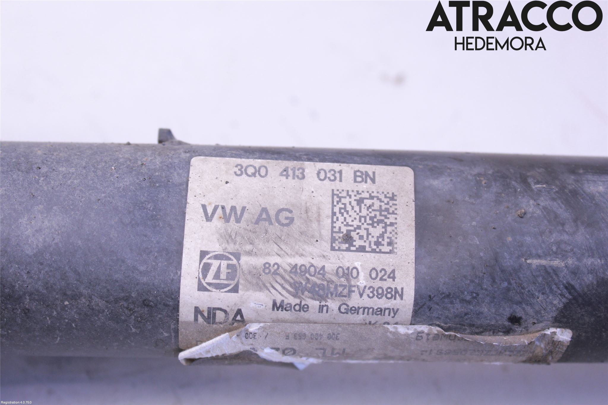 Volkswagen VW PASSAT 15-19 Fjäderben Fram Vänster
