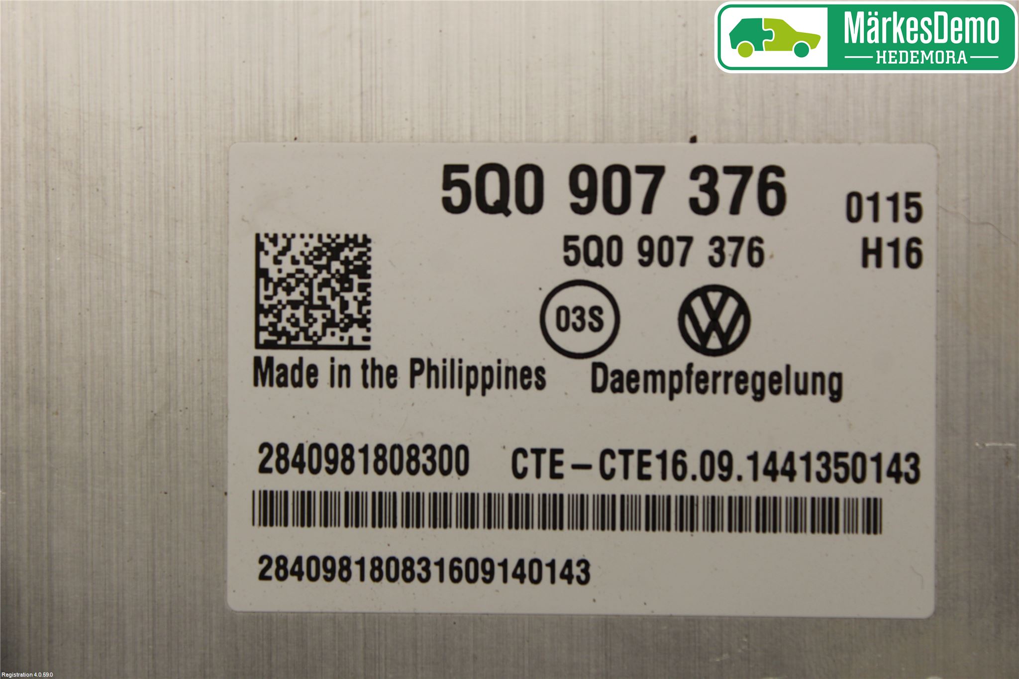 Volkswagen VW PASSAT 15-19 Styrenhet Fjädring