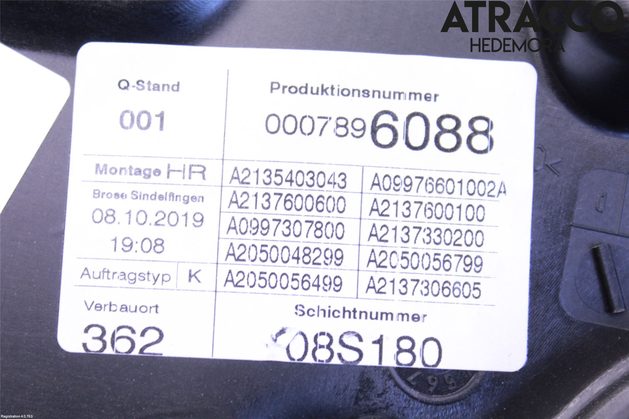 Mercedes-Benz MB E-KLASS (W213) 16-23 Fönsterhiss El Kompl