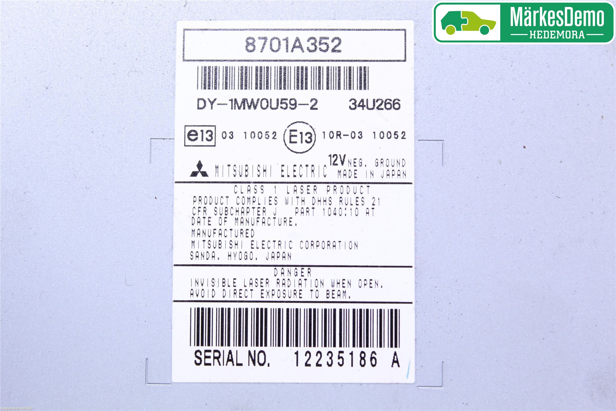 Mitsubishi OUTLANDER 07-12 Cd Radio - Multimediapanel