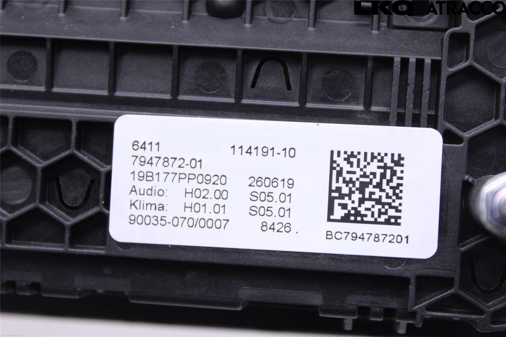 BMW 5 G30/G31/F90 17-23 Ac Styrenhet Ac Manöveren