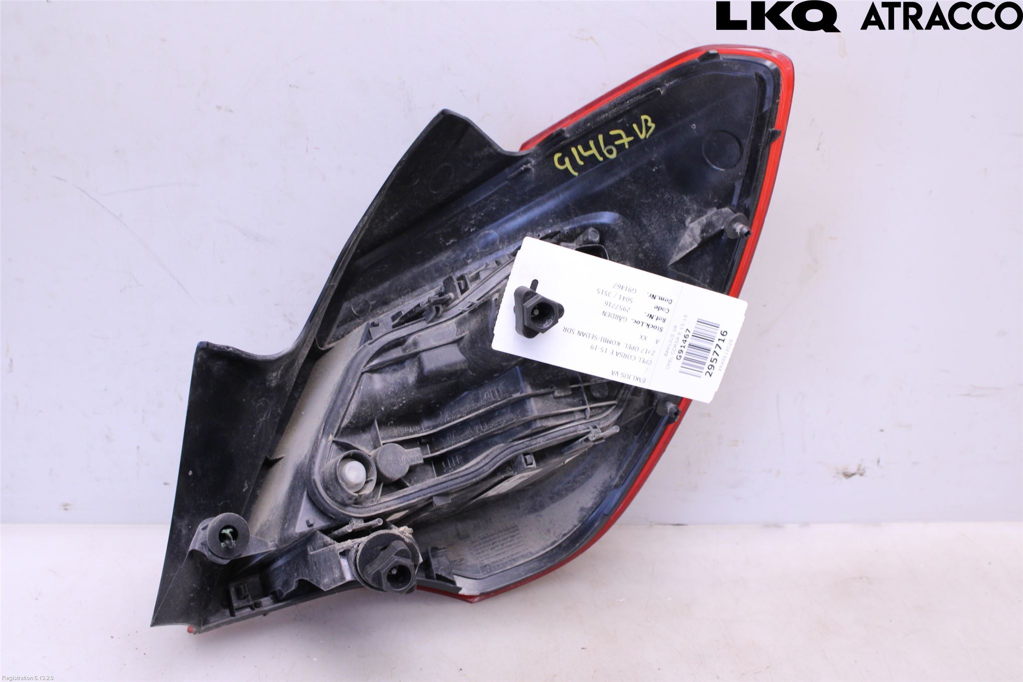 Opel CORSA E 15-19 Bakljus Vänster