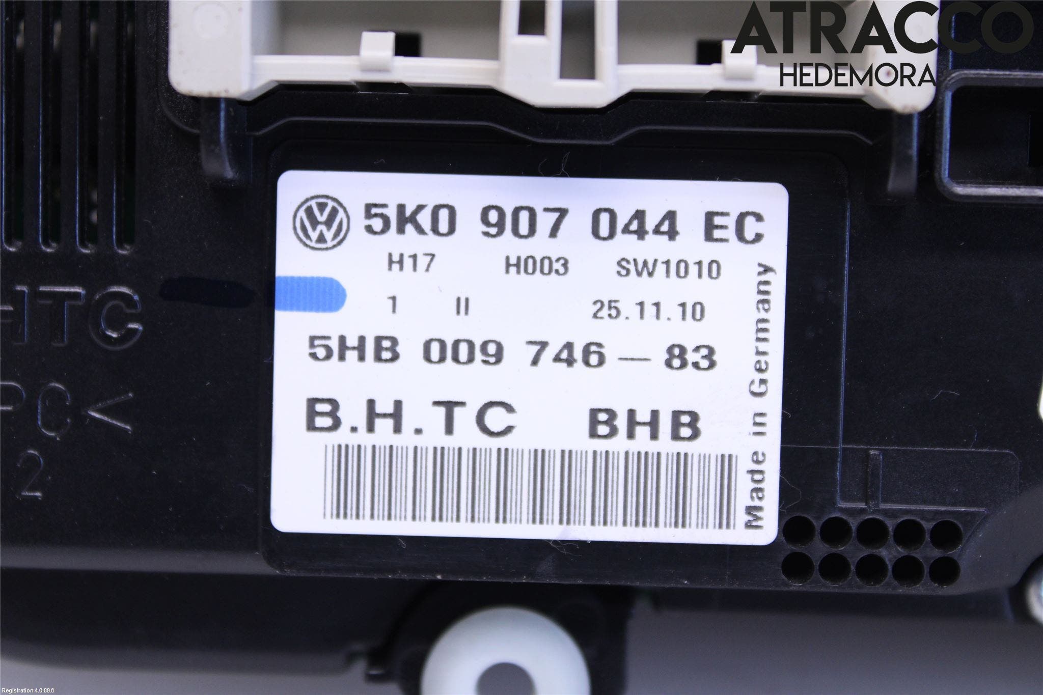 Volkswagen VW TIGUAN 07-16 Ac Styrenhet Ac Manöveren