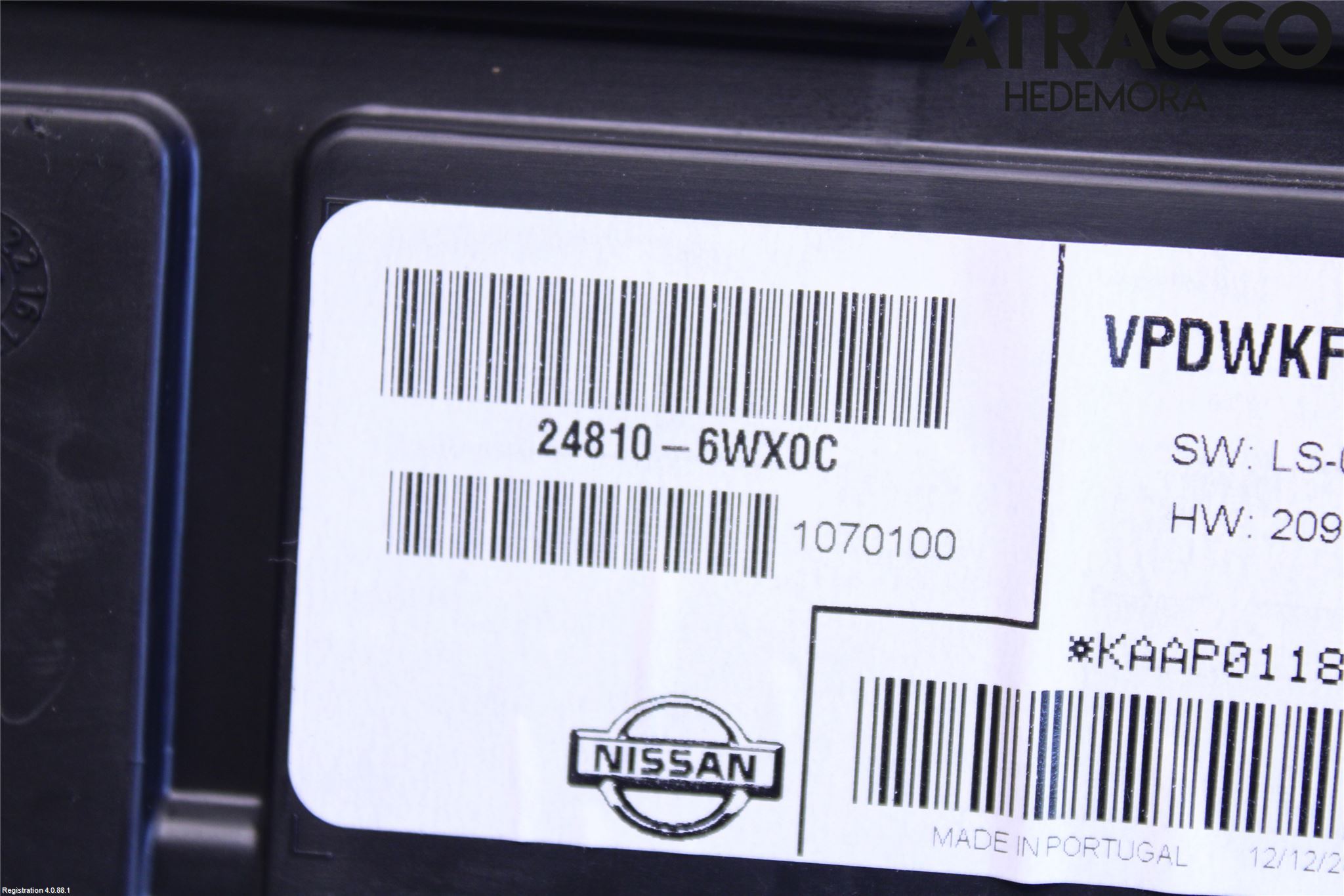 Nissan E-NV200/EVALIA Instrument Komb