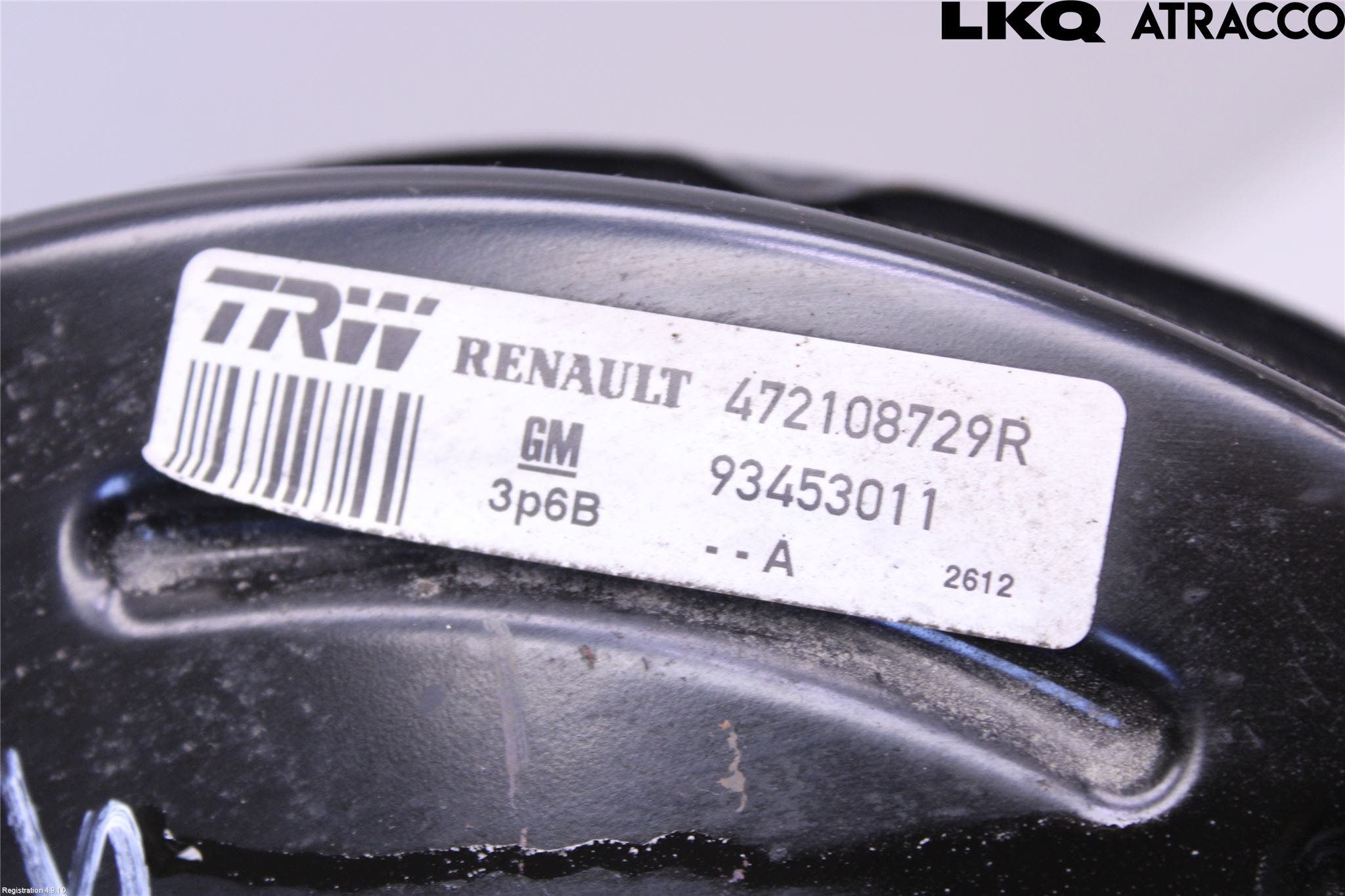 Opel VIVARO 15-19 Bromsservo